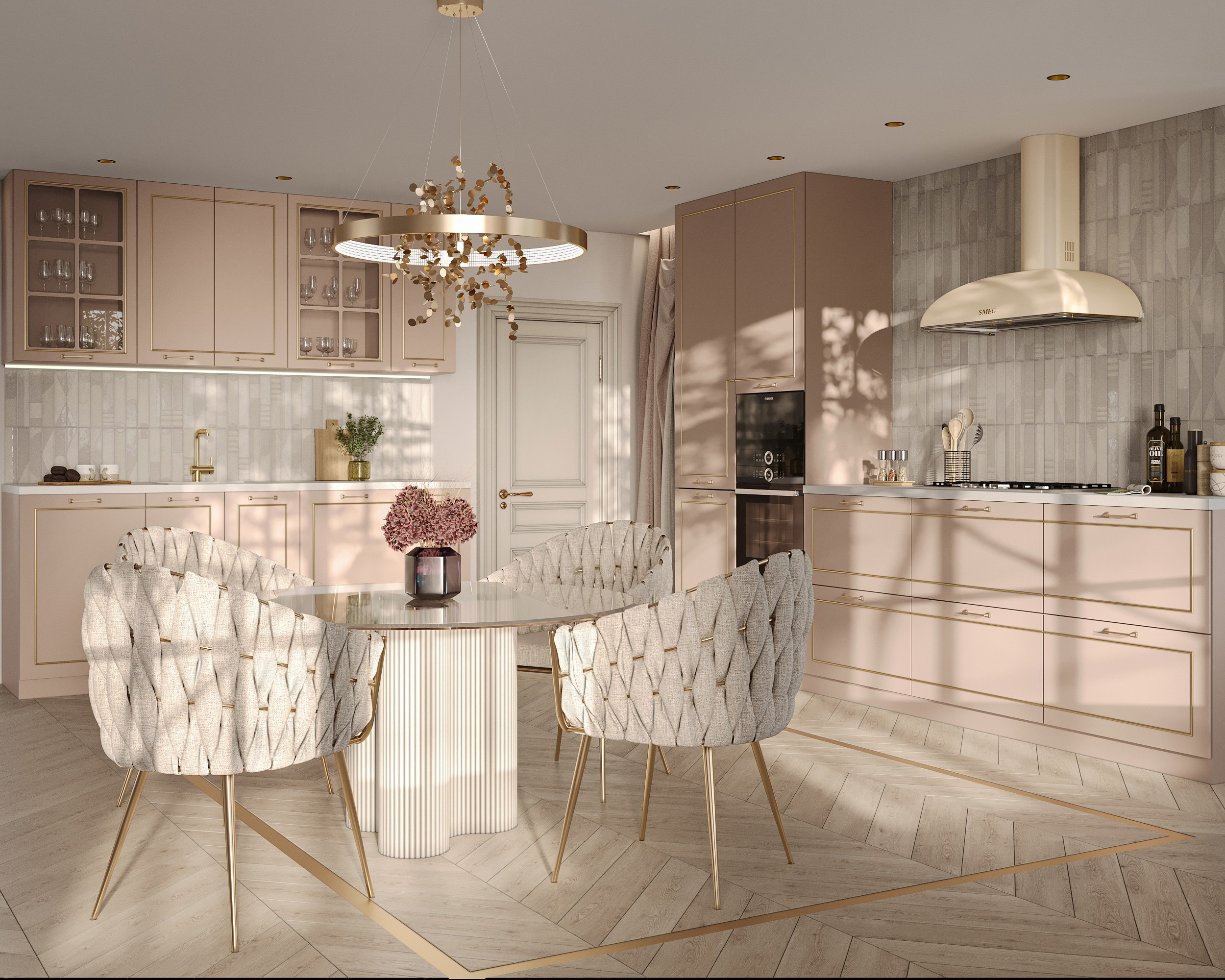 MKR кухонные гарнитуры (предметная 3D визуализация). Королёва Анастасия | 3D визуализатор