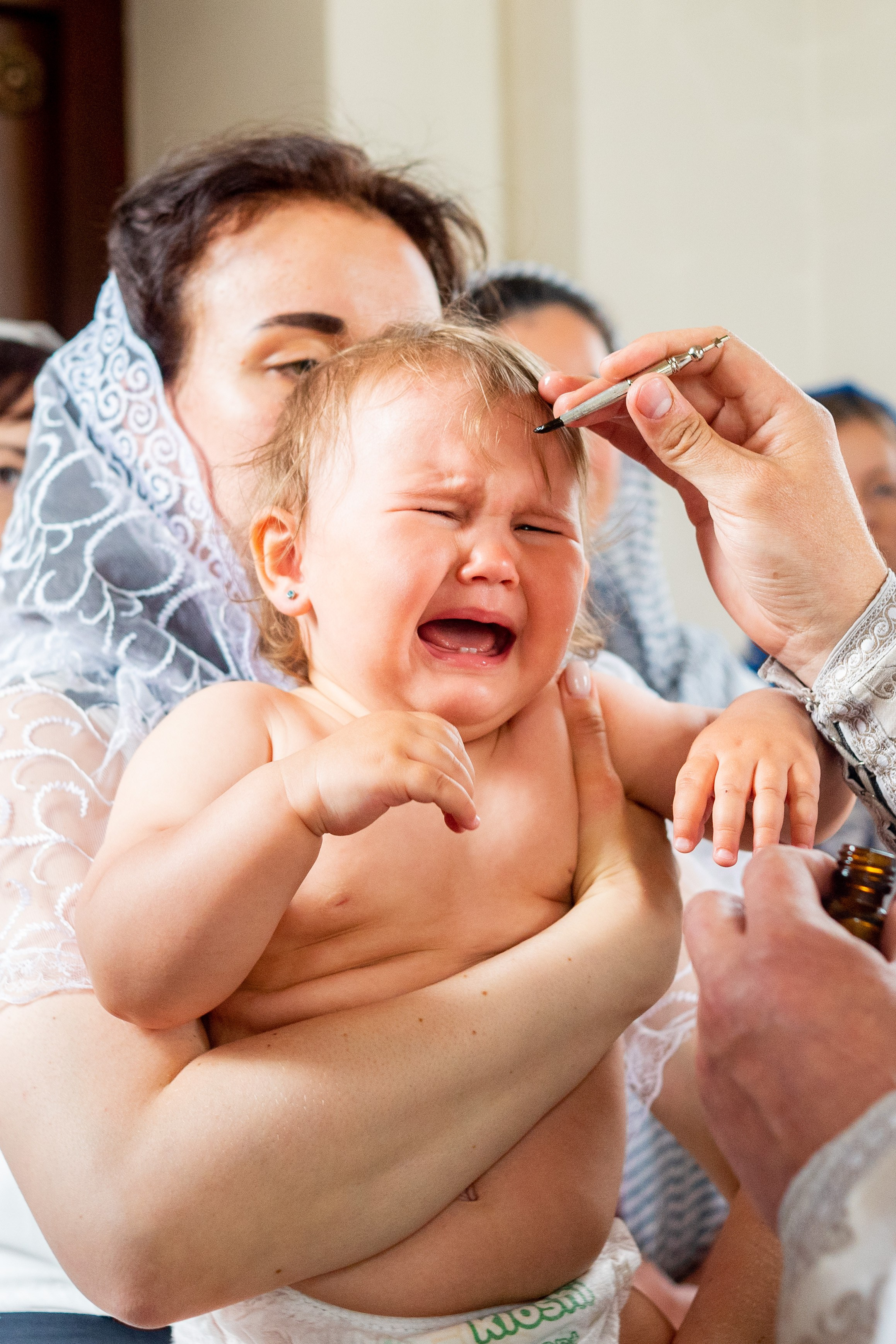 Крещение Ники. Фотограф Юлия Попова