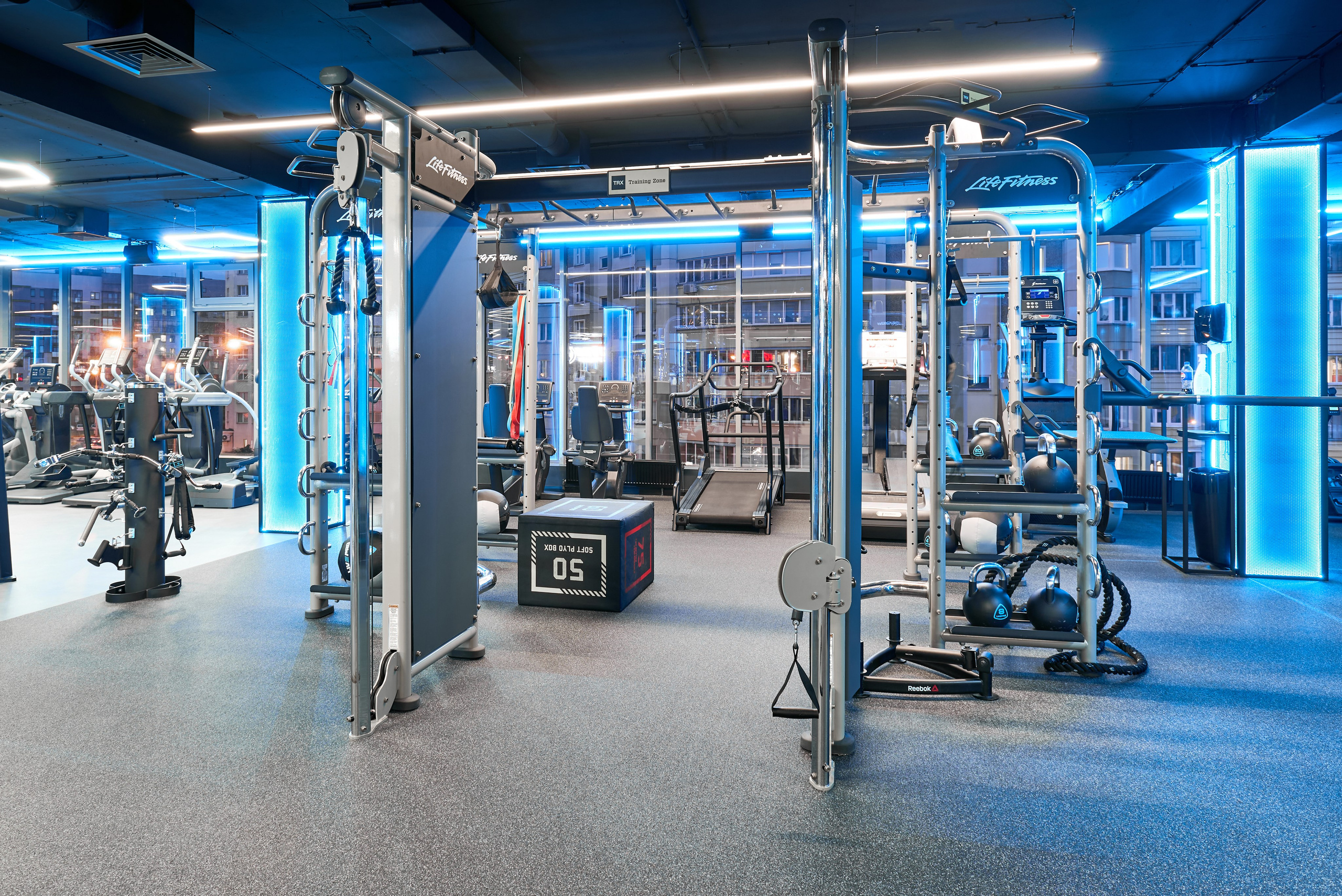 Тренажёрный зал GYM 24. Автомобильный и интерьерный фотограф в Минске Александр Тагаев