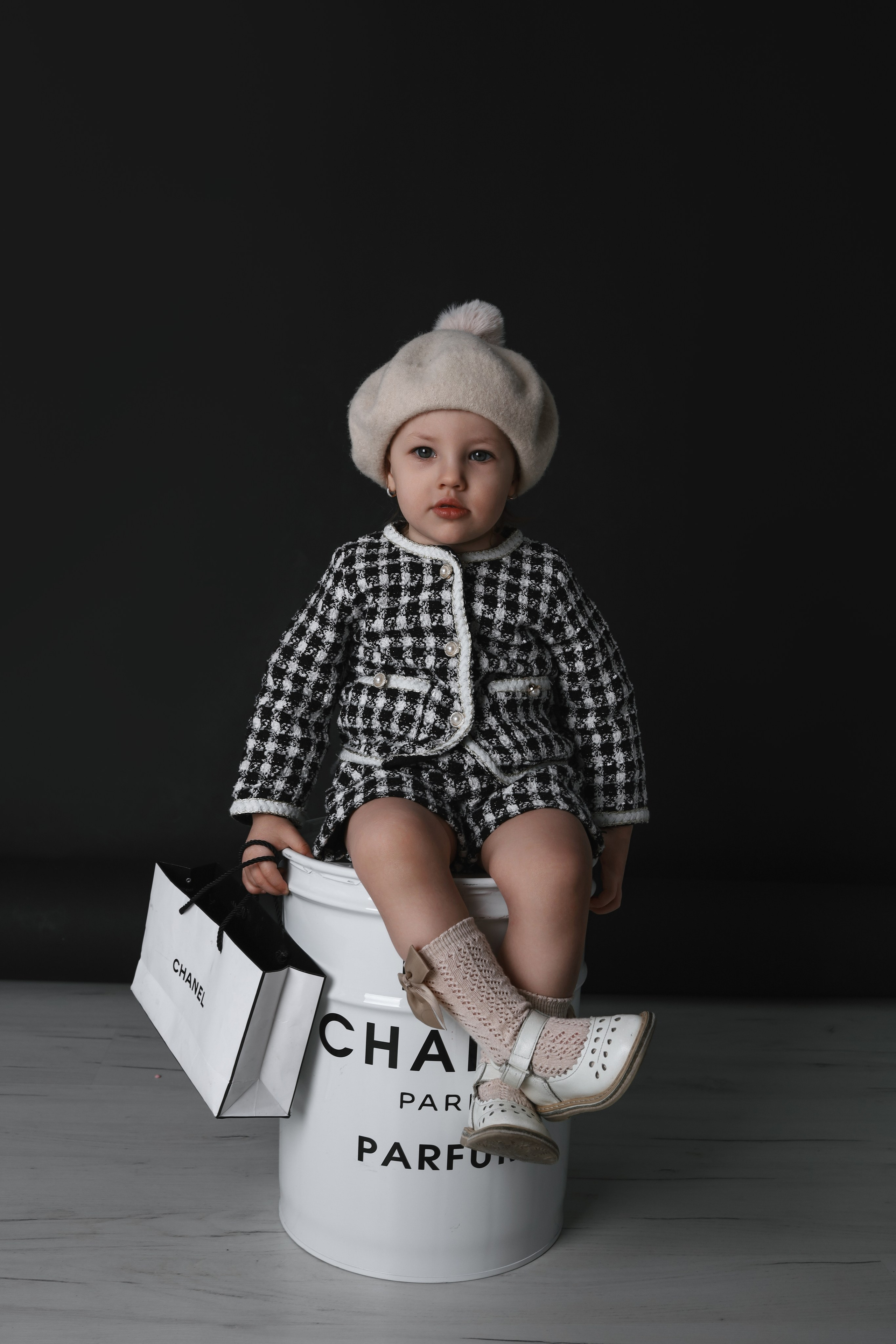 Шанель. Фотограф новорожденных и детский фотограф в Новосибирске