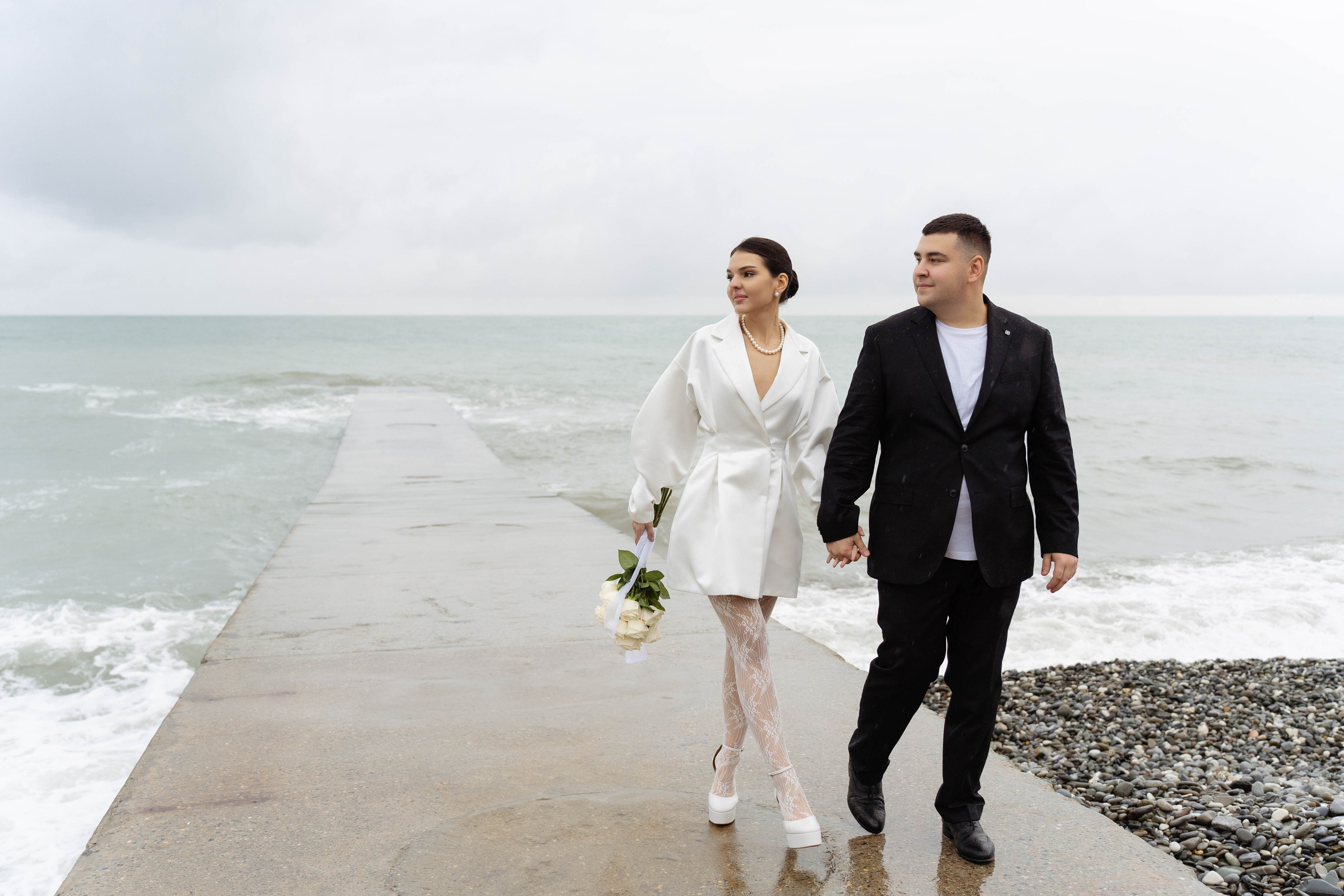 Даша и Саша. Сочи. Ноябрь. Свадьба для двоих. Свадебный фотограф Катерина Чулкова