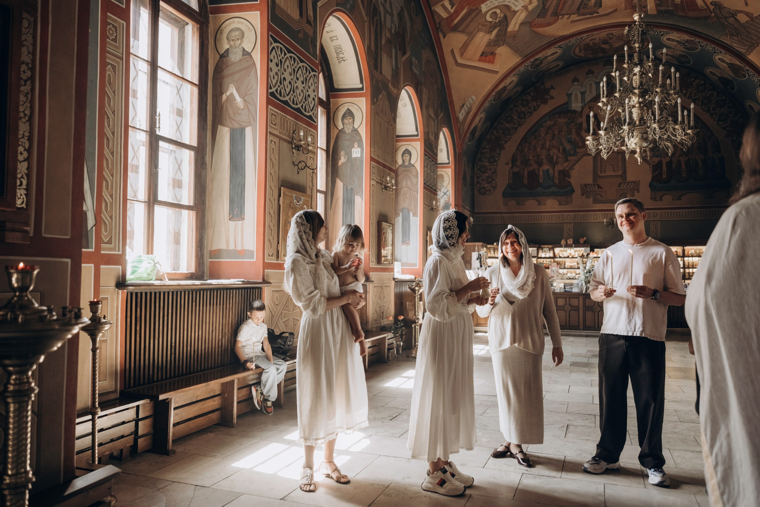Крещение в храме Николая Чудотворца. Фотограф Светлана Мерзлякова