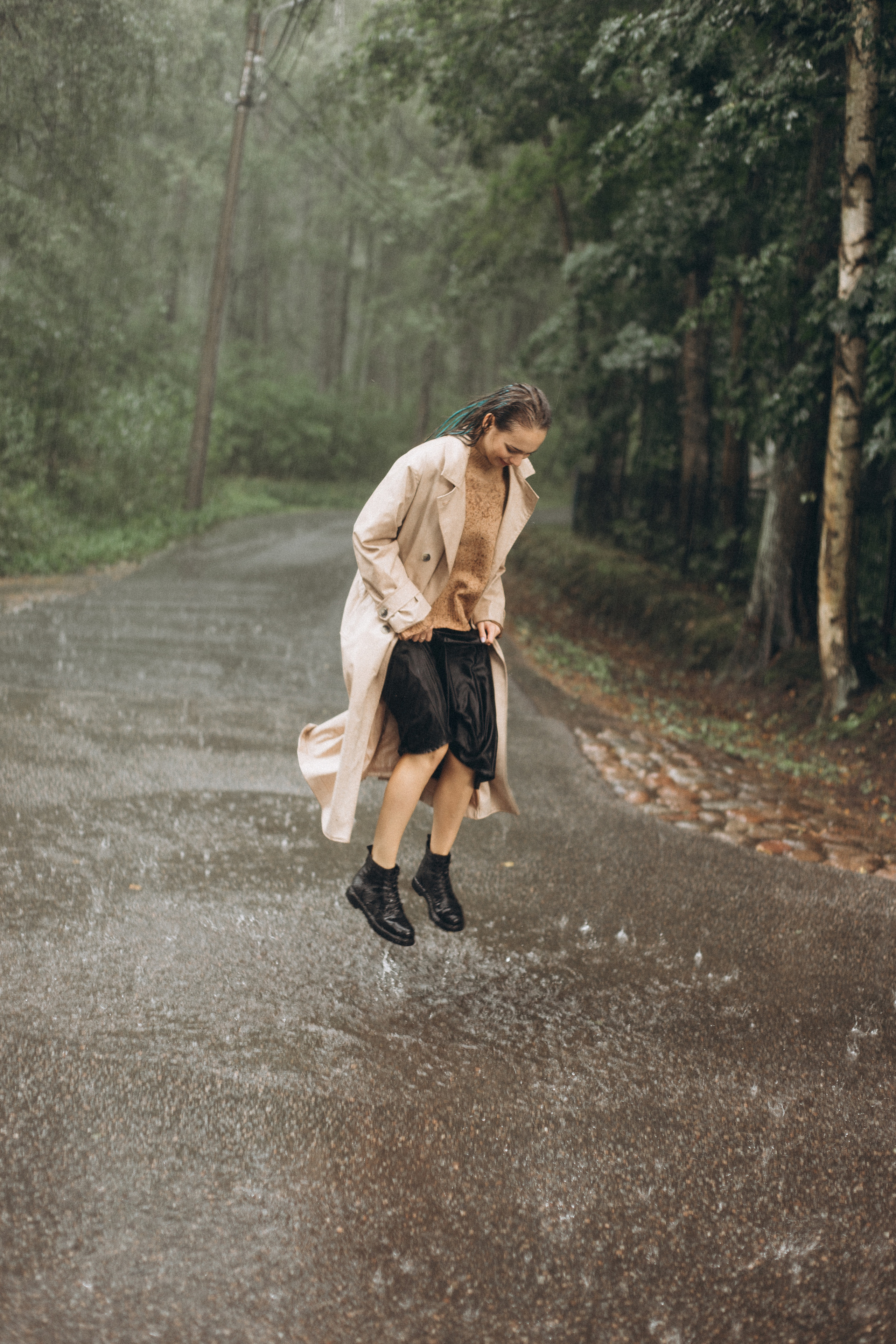 Под дождём. Фотограф из Санкт-Петербурга Юля Кондратовская