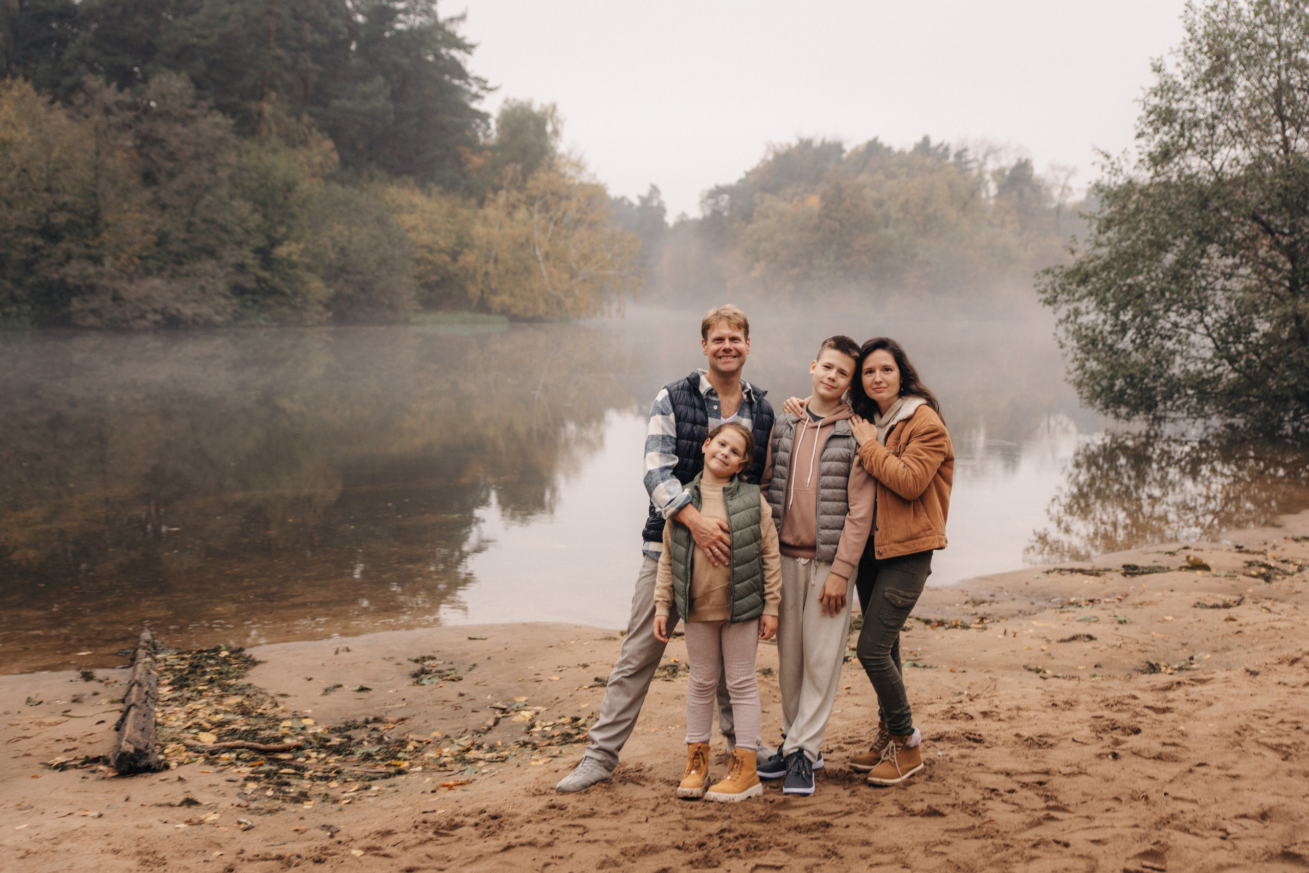 Алина, Саша, Андрей и Полина. Семейный фотограф В Москве Александра Дейкун
