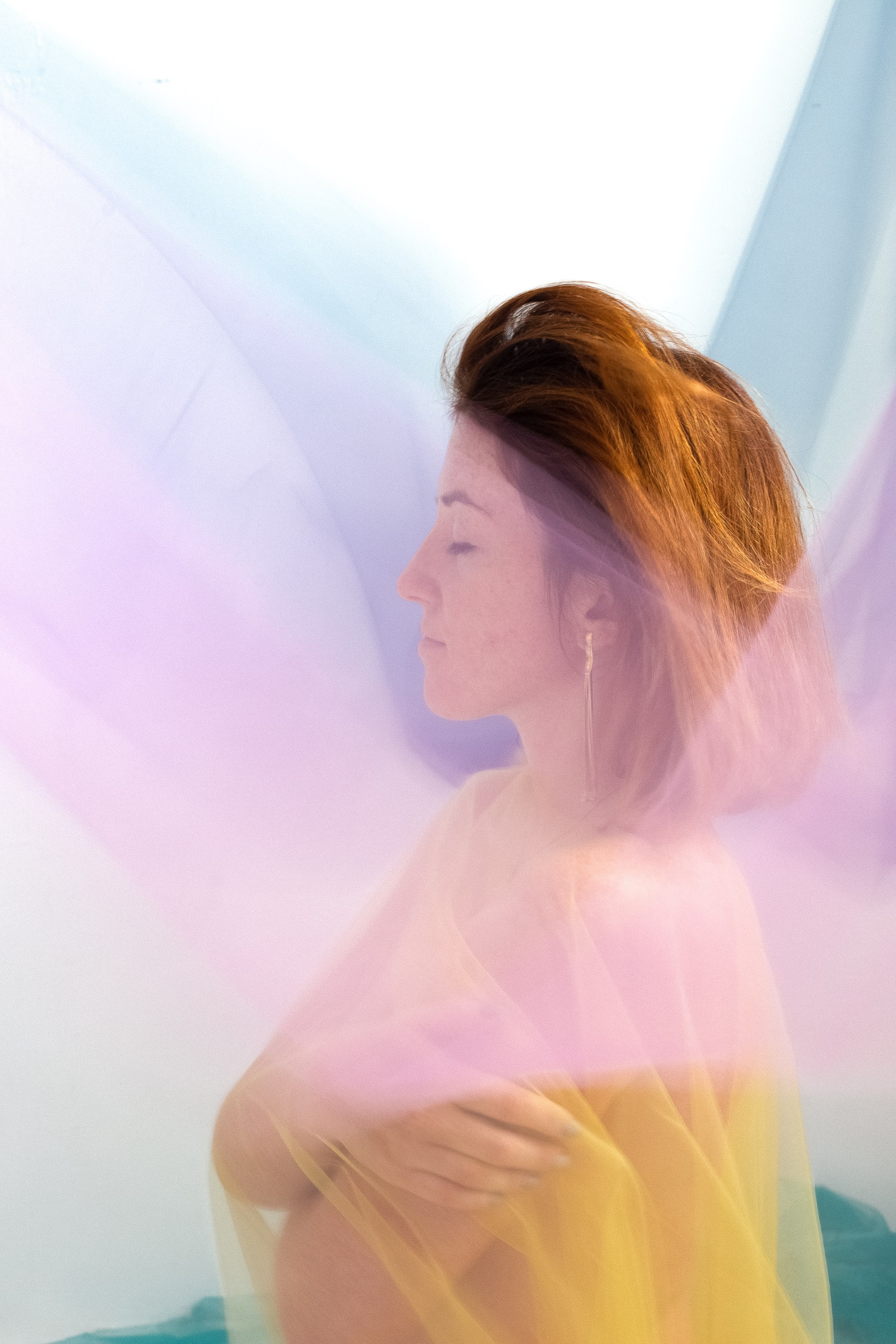 Дарина в студии. Фотограф Анастасия Малеева