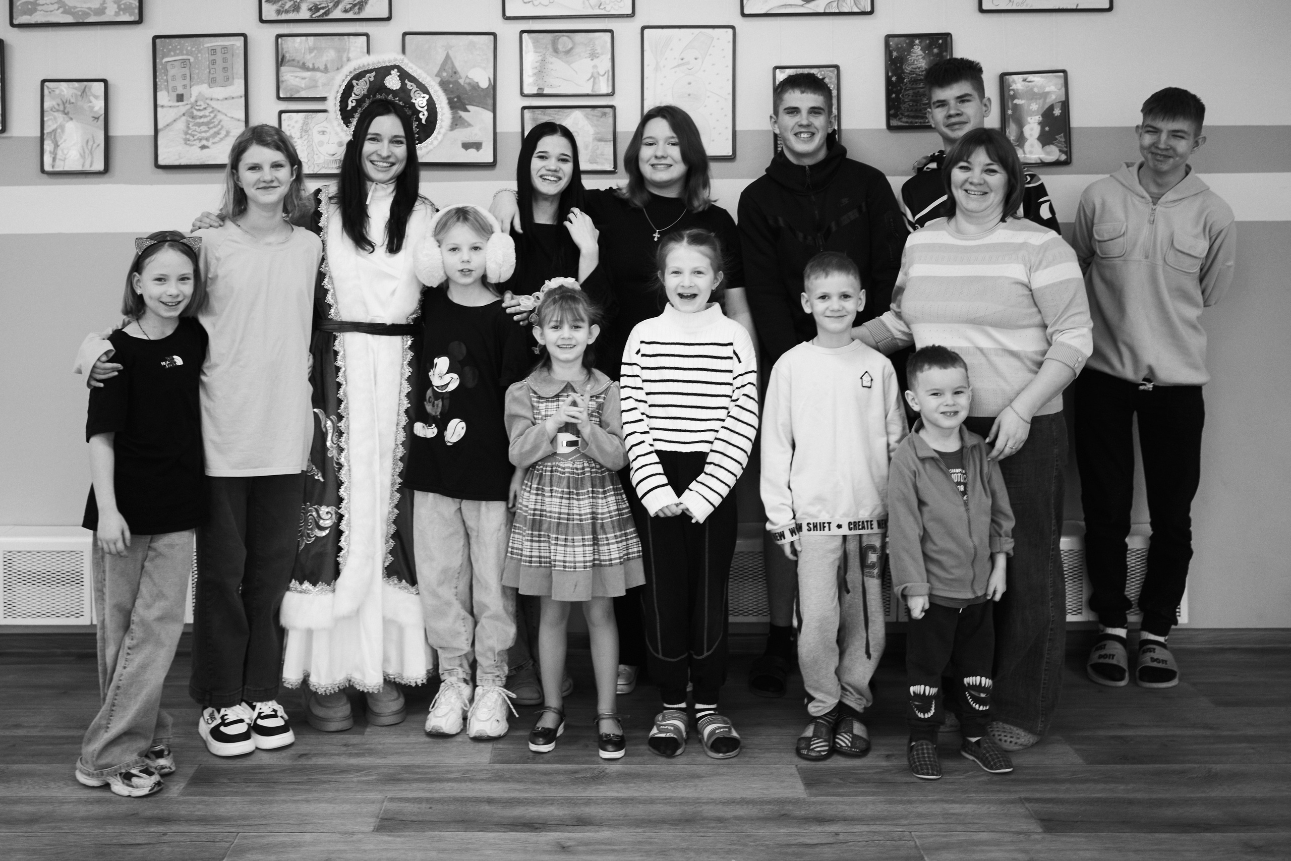 Новогоднее поздравление детей в детском центре Бологое. Анна Потявина. Фотограф Москва