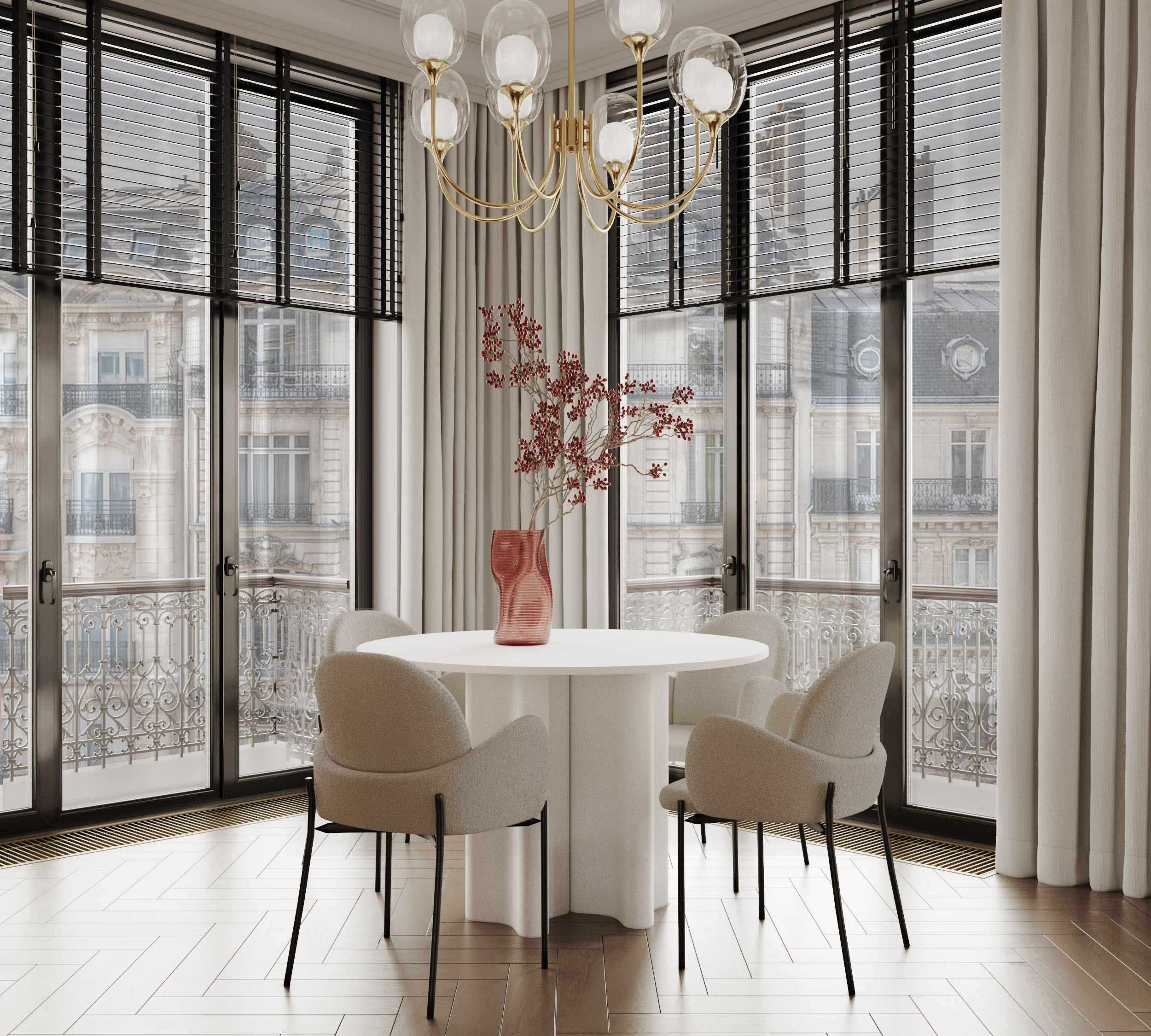 Работа по референсу. Интерьерная 3D Визуализация