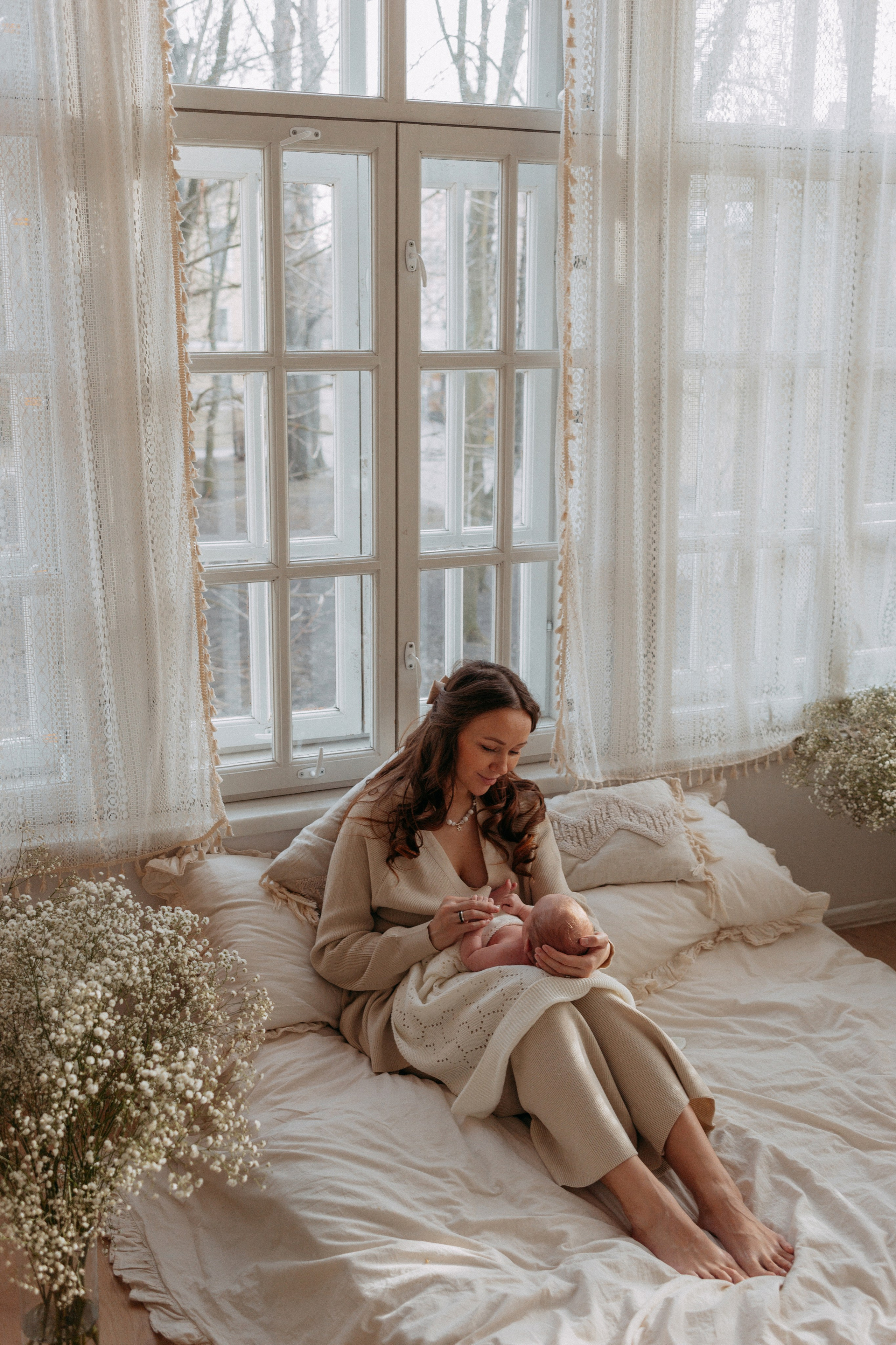 Мама и малышка (Balcone Studio). Фотограф в Санкт-Петербурге Гарипова Валерия
