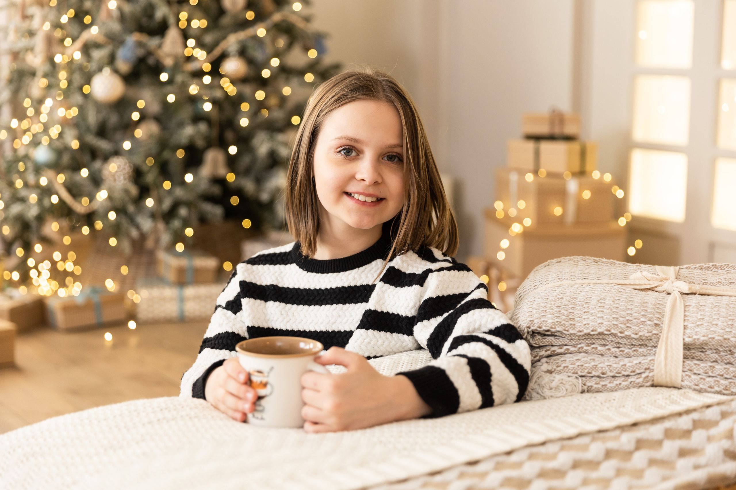 Новогодняя фотосессия в студии 4 класс. Семейный, детский, школьный фотограф в Благовещенске Яна Белоусова