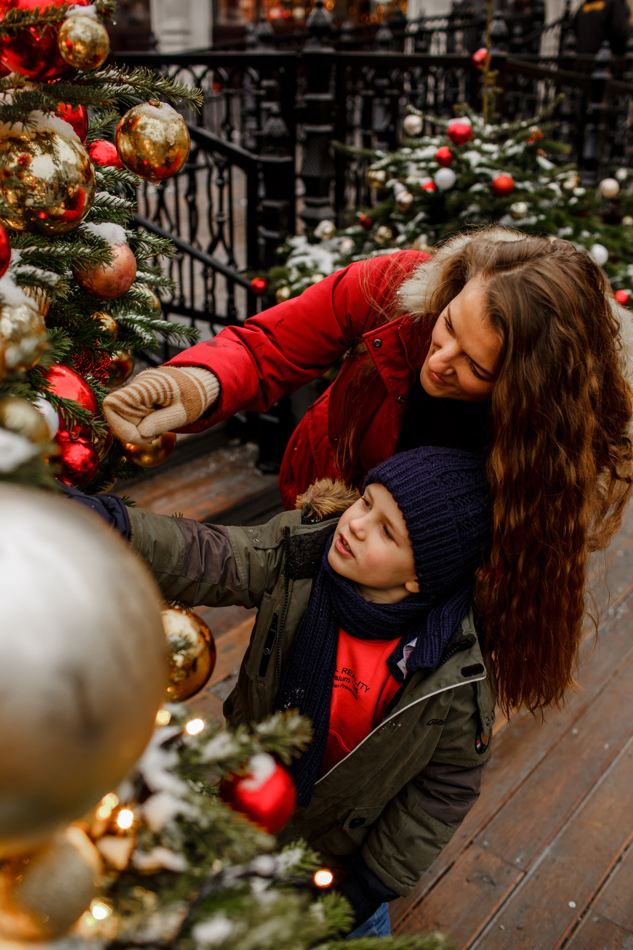 Новогодняя фотопрогулка в Москве. Свадебный фотограф Кирилл Белый