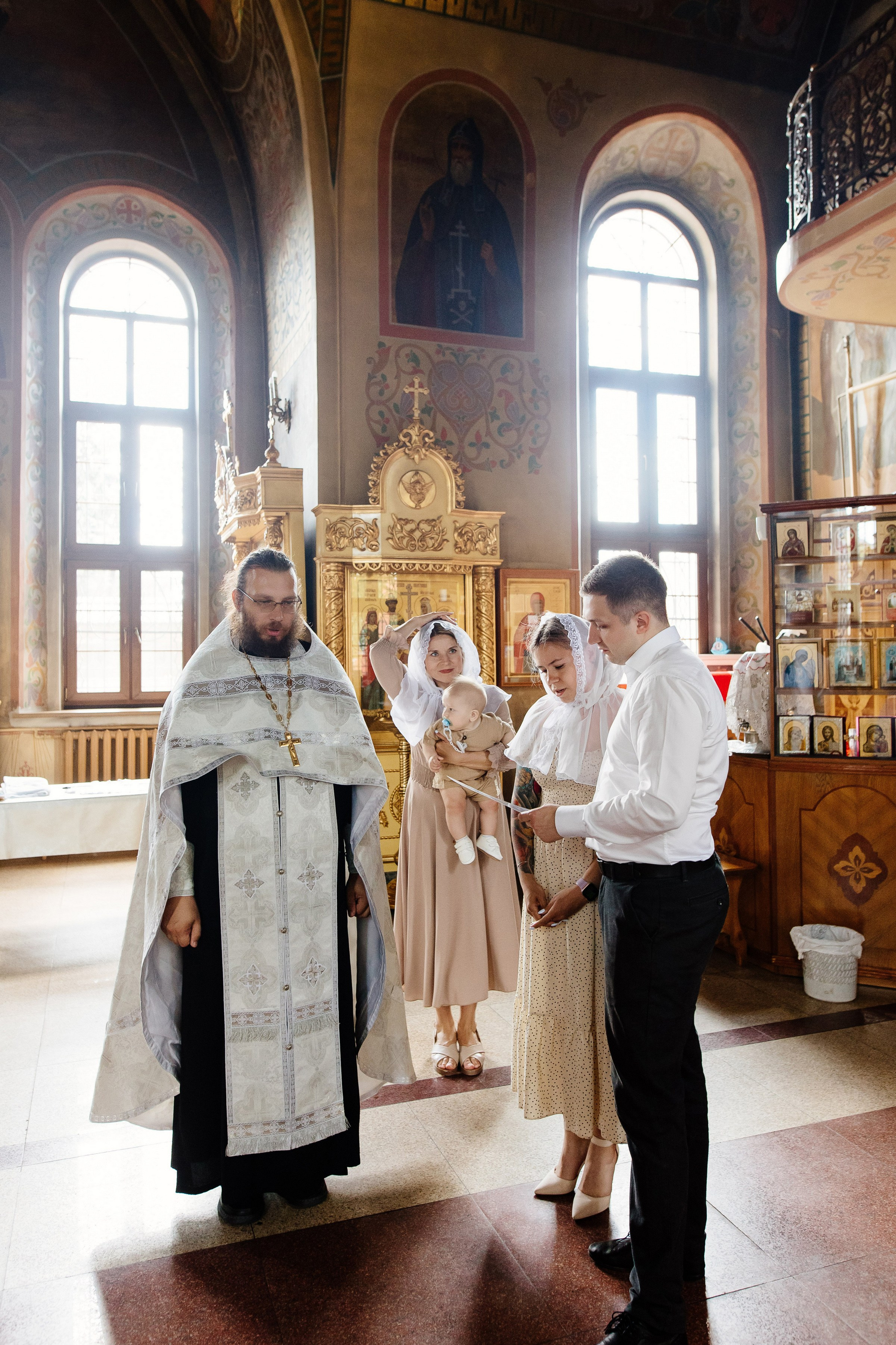 Крещение Луки. Свадебный и семейный фотограф Екатерина Иванова