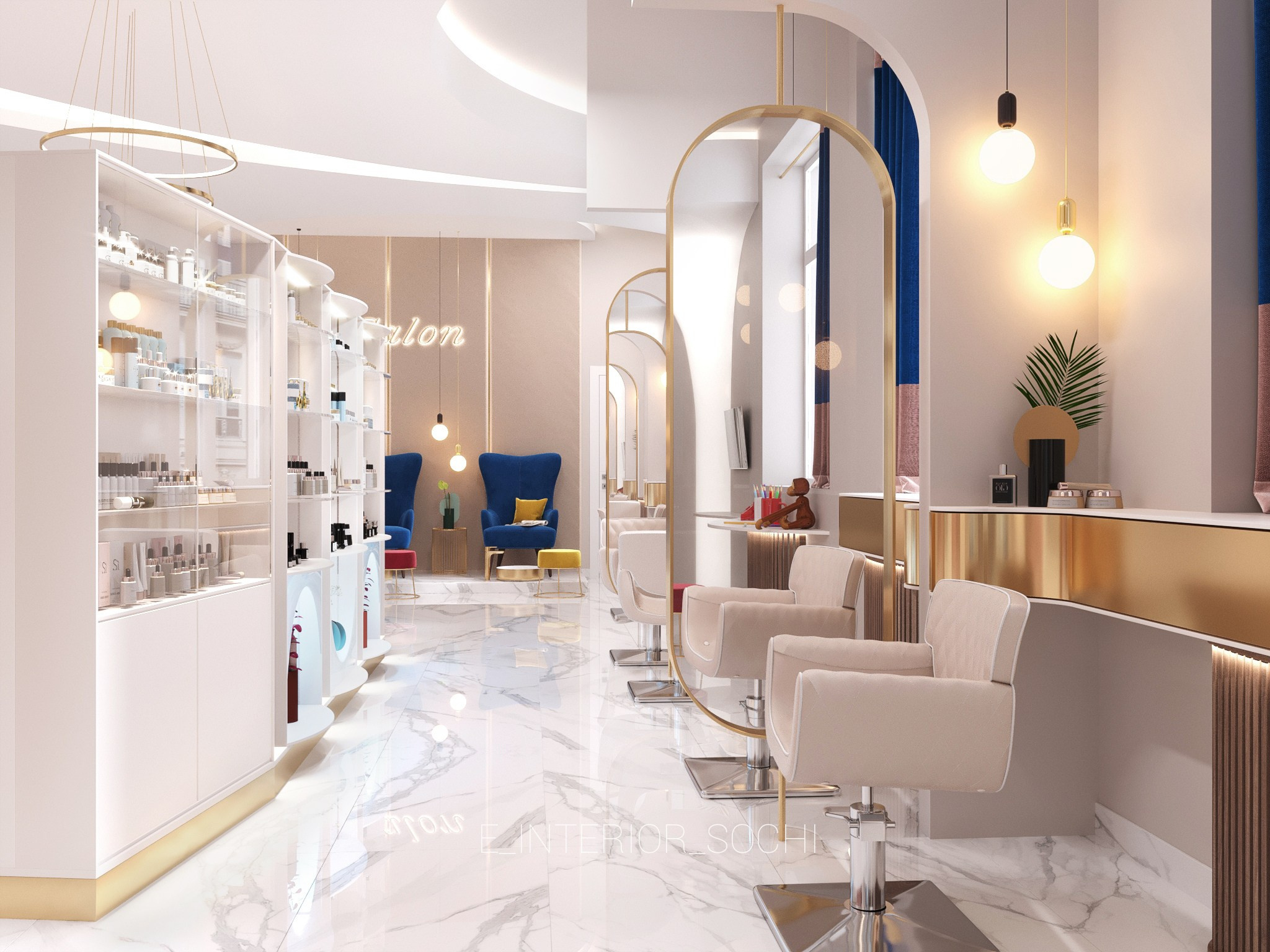 BEAUTY_MIGAL. Дизайн интерьера Евгения Тисленко