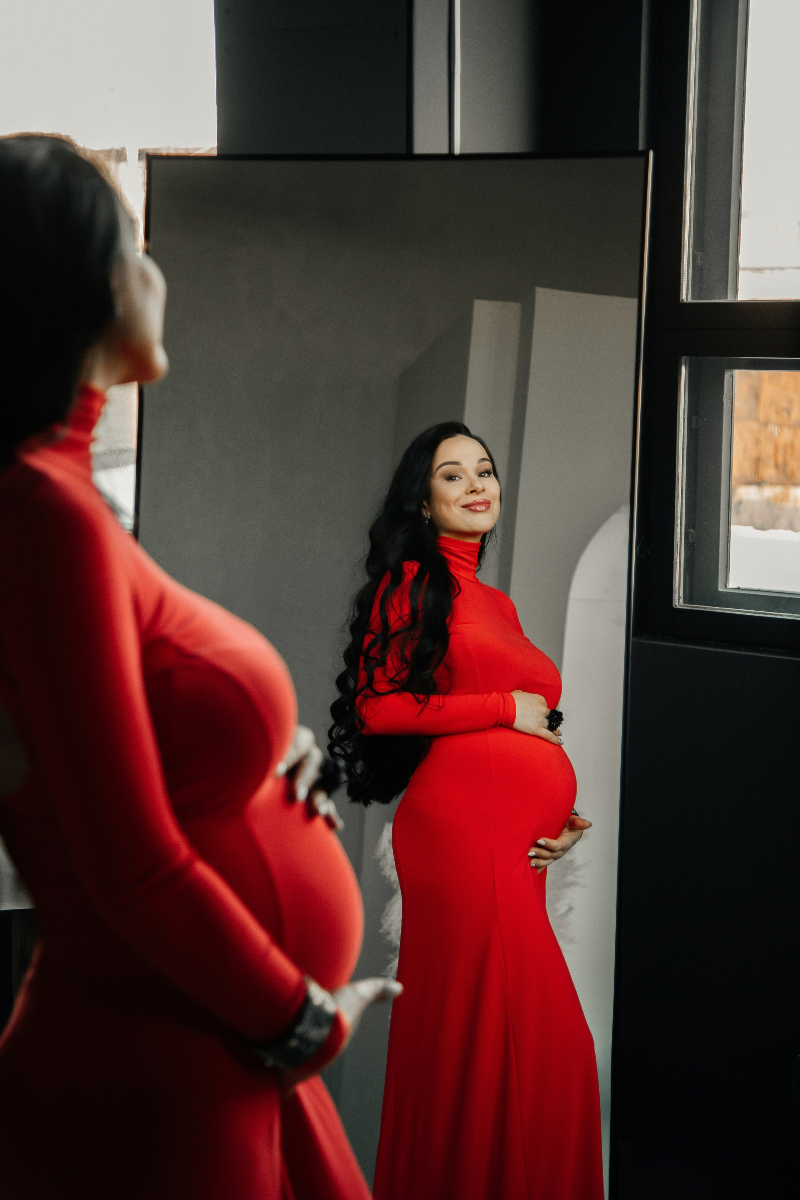 Беременность в интерьерной фотостудии. ТОПовый фотограф беременных Екатеринбург. Фотограф новорожденных малышей newborn Екатеринбург