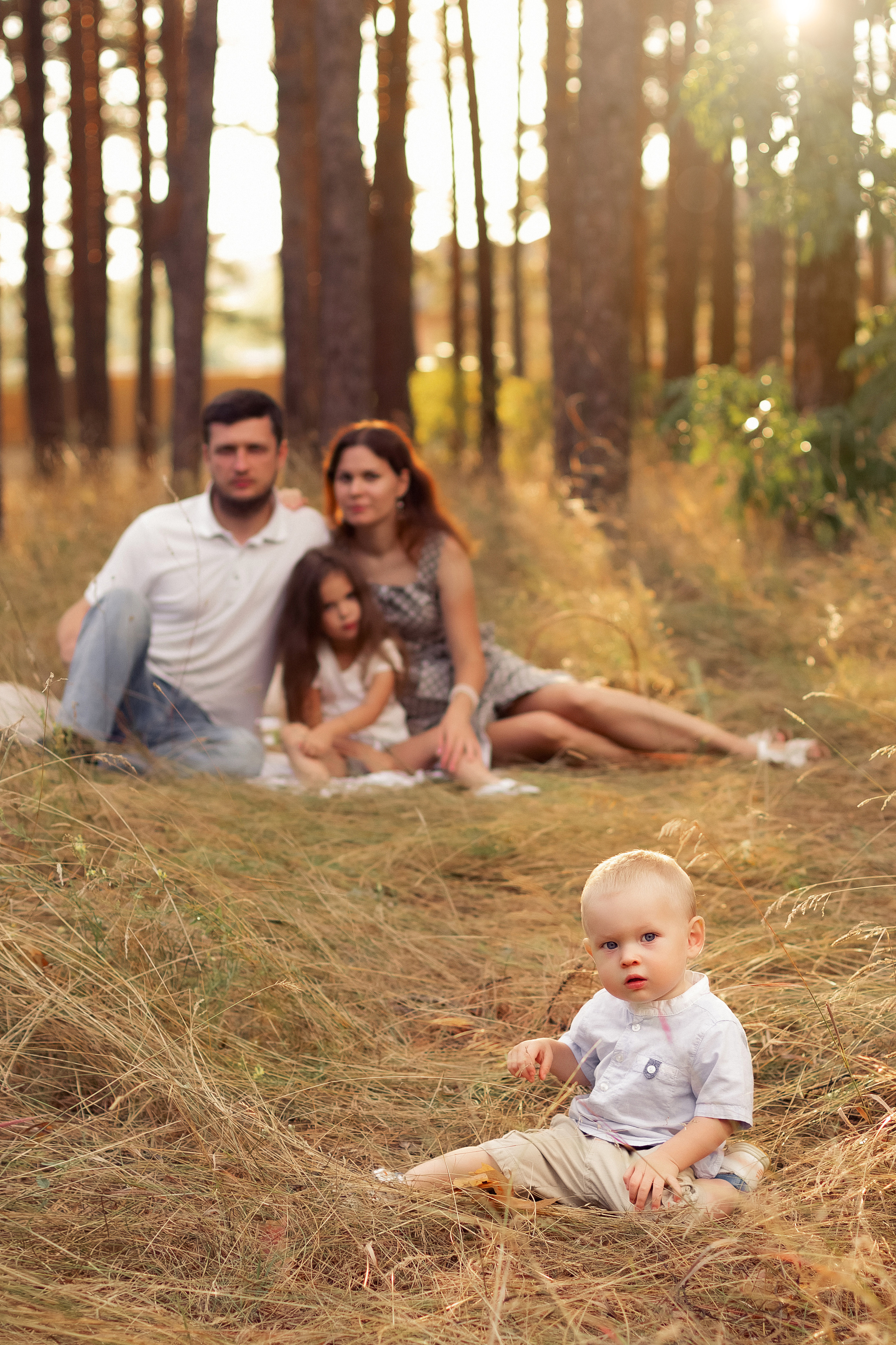 Пикник на закате. Семейная фотосессия в Саратове. Свадебный и семейный фотограф в Саратове Злата Терещук