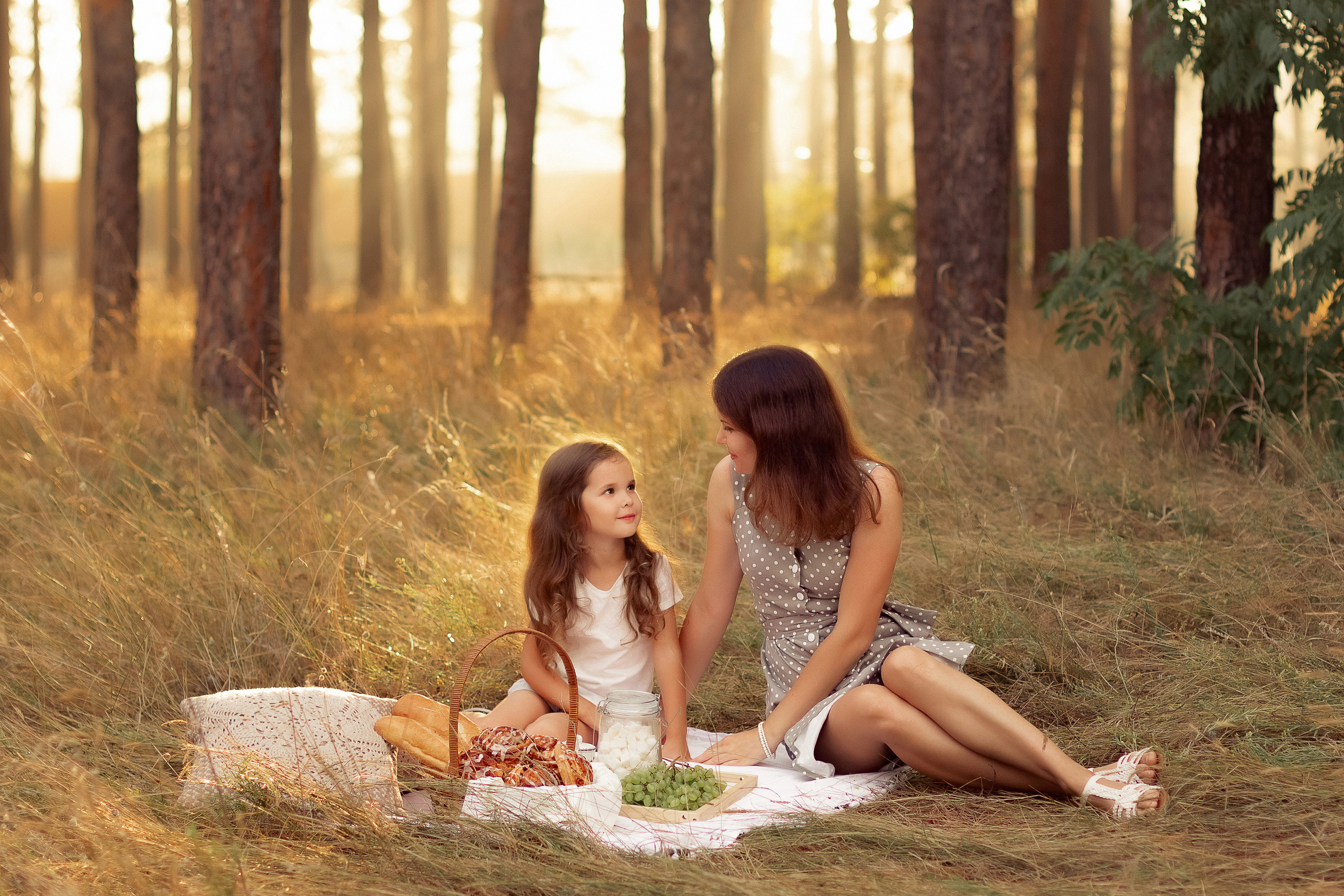 Пикник на закате. Семейная фотосессия в Саратове. Свадебный и семейный фотограф в Саратове Злата Терещук