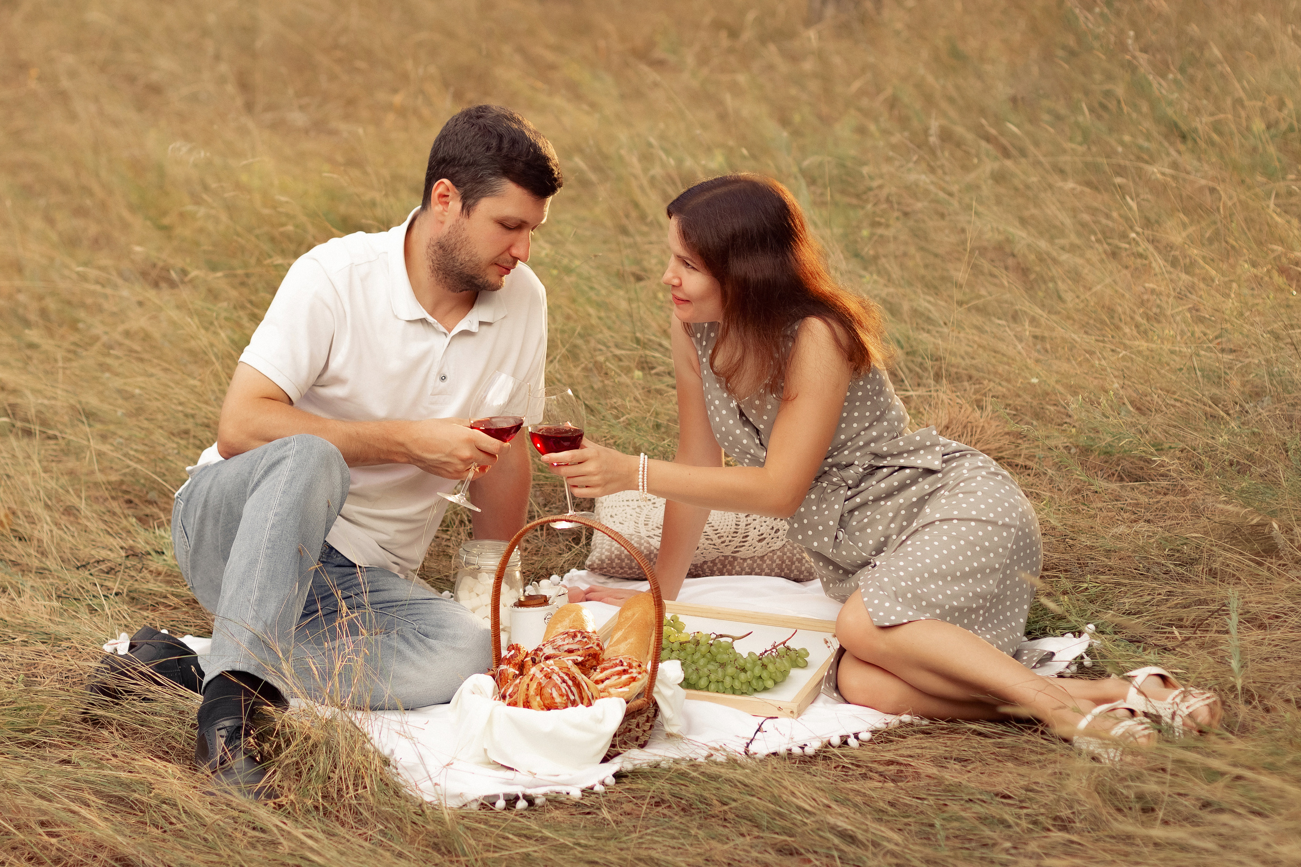 Пикник на закате. Семейная фотосессия в Саратове. Свадебный и семейный фотограф в Саратове Злата Терещук