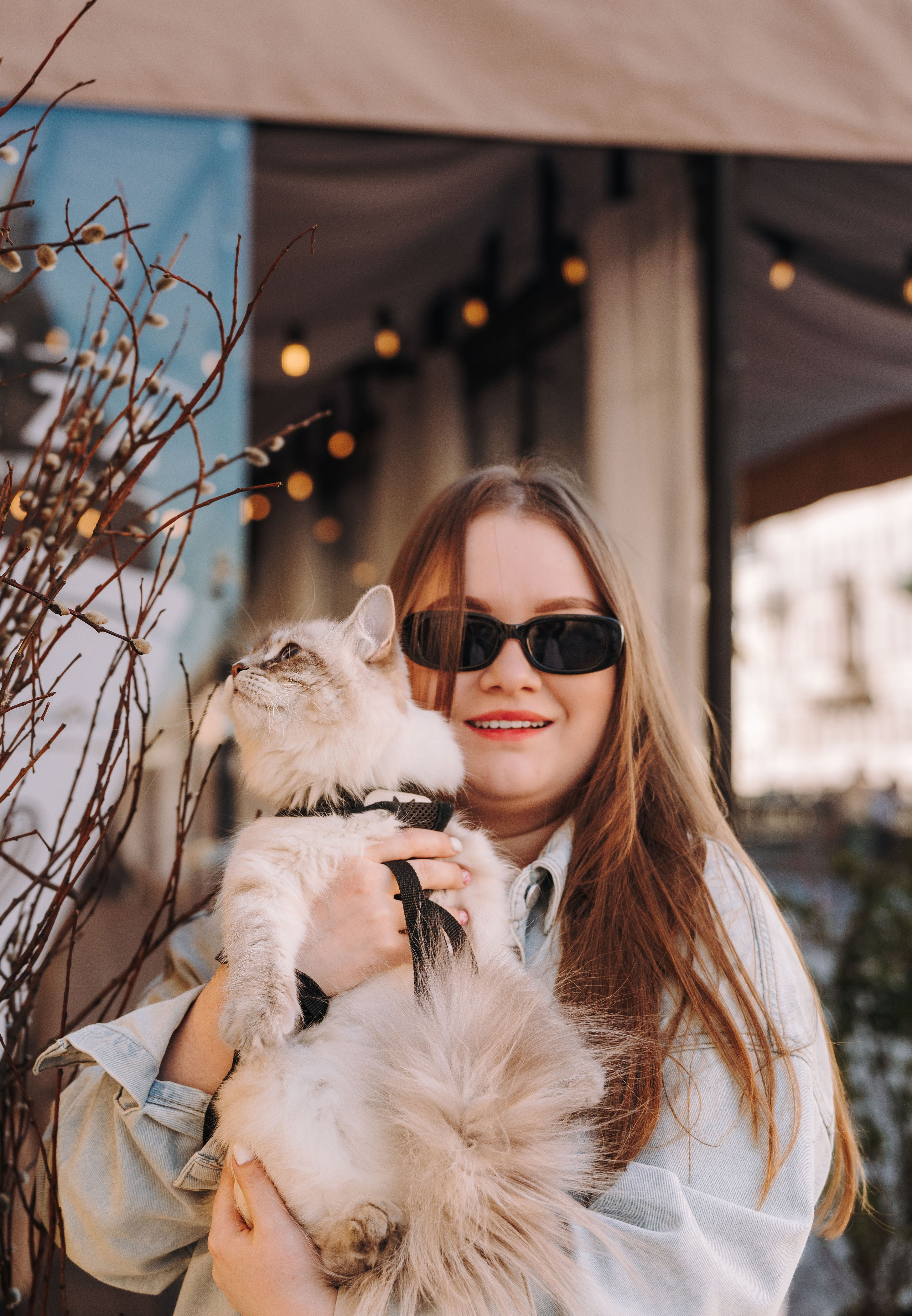 Сильвия, Полина и Никита. Фотограф анималист в Спб недорого Олеся Майорова