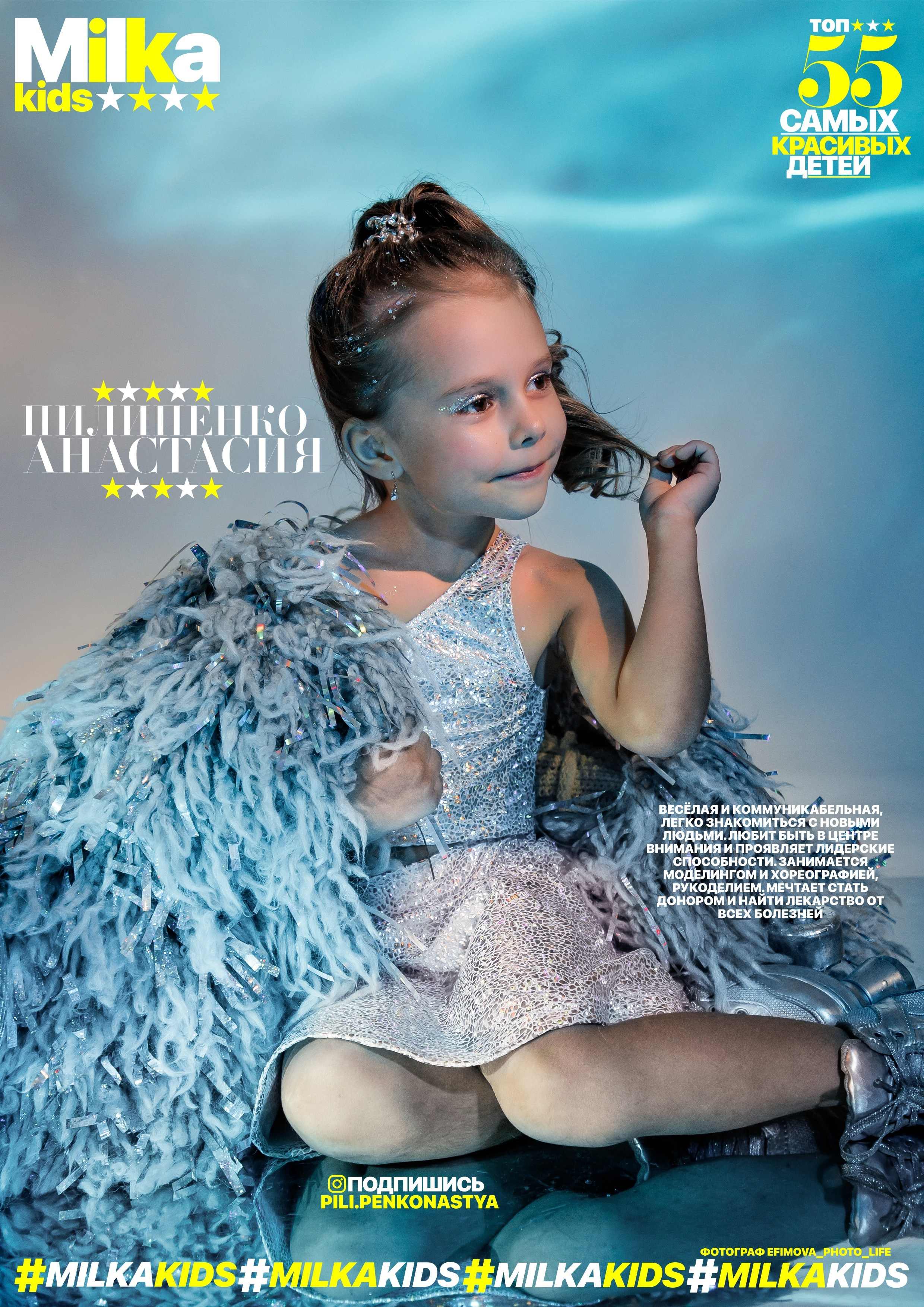 «MILKA» выпуск январь 2024. Efimova Model Agency