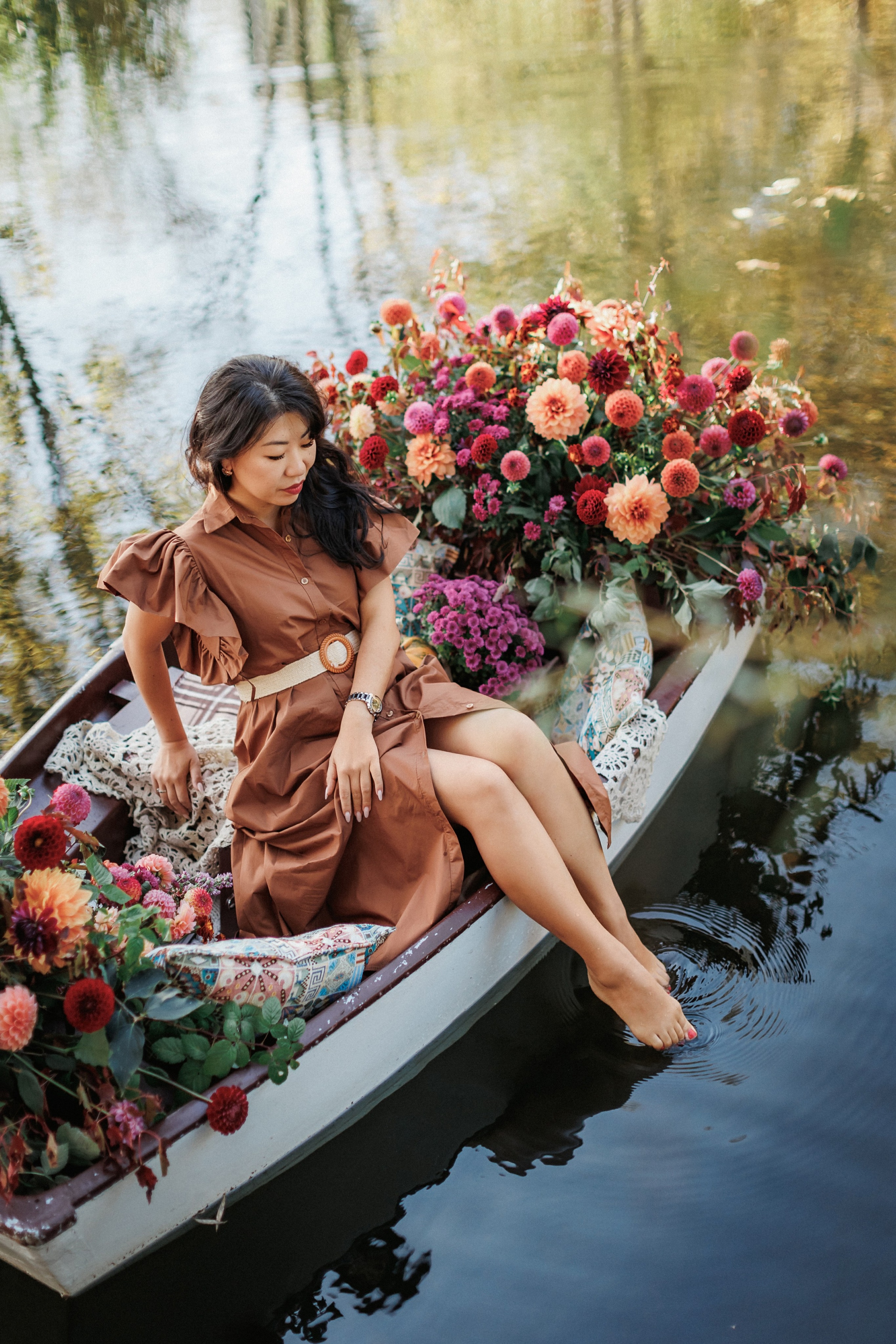 Фотопроект «Лодка в цветах». Свадебный, семейный и детский фотограф в городе Партизанск, Находка