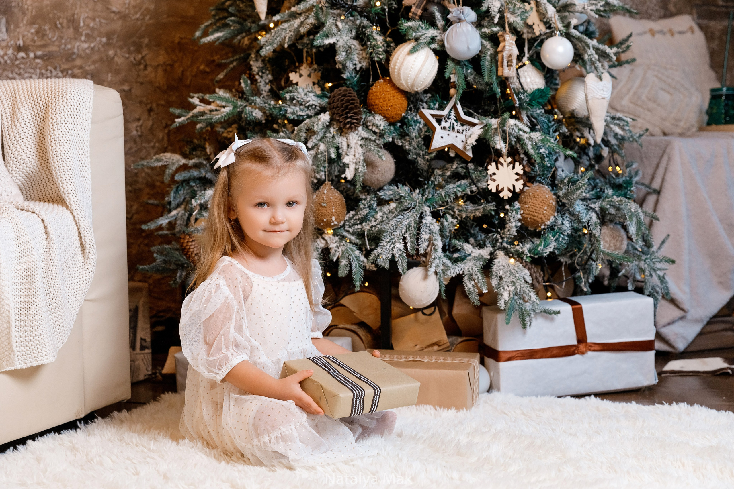 Семейная новогодняя съемка. Фотограф Наталья Мак в Нижнем Новгороде