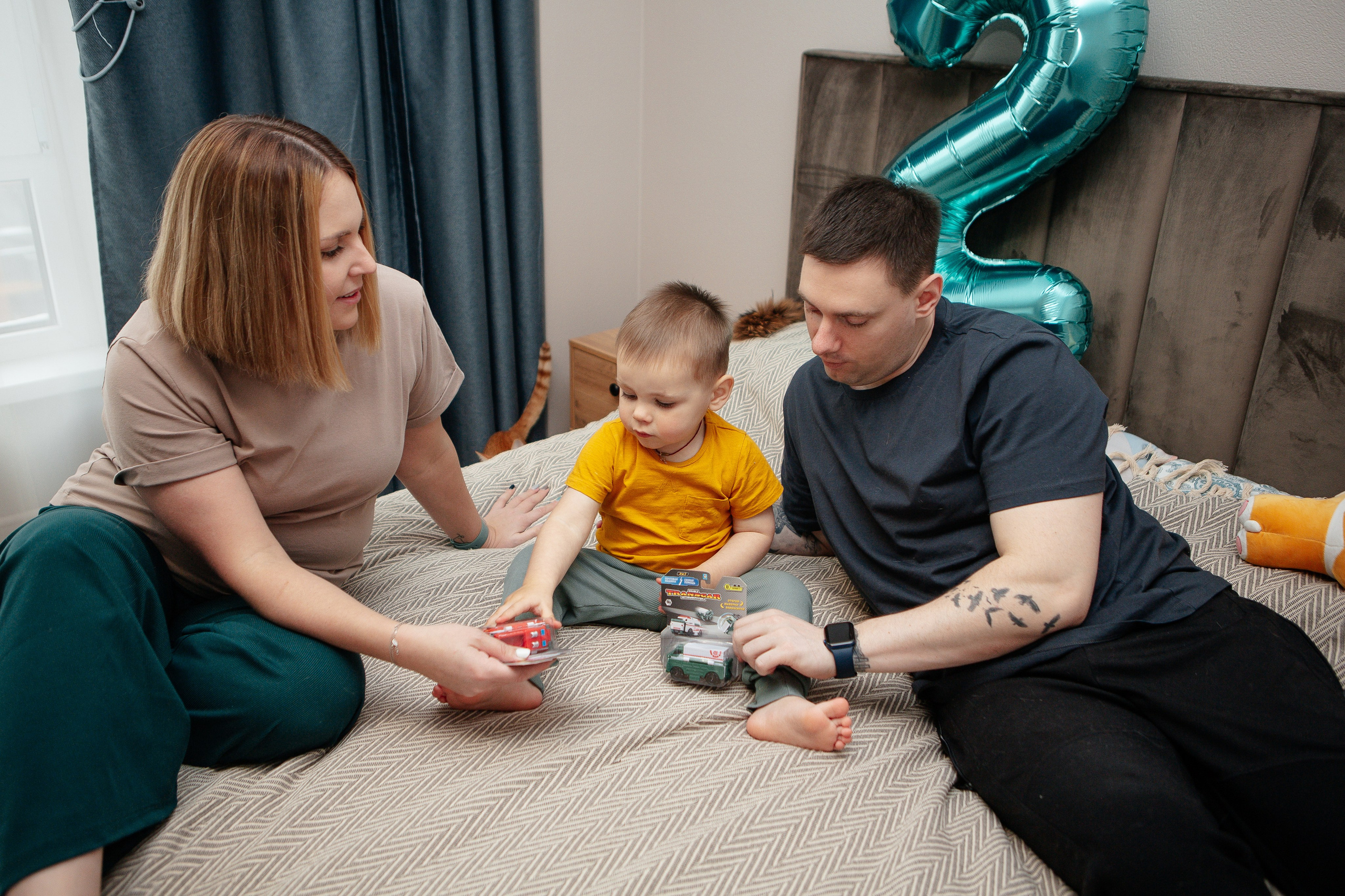 Роман и его семья. Семейный и детский фотограф в Москве Александра Мак