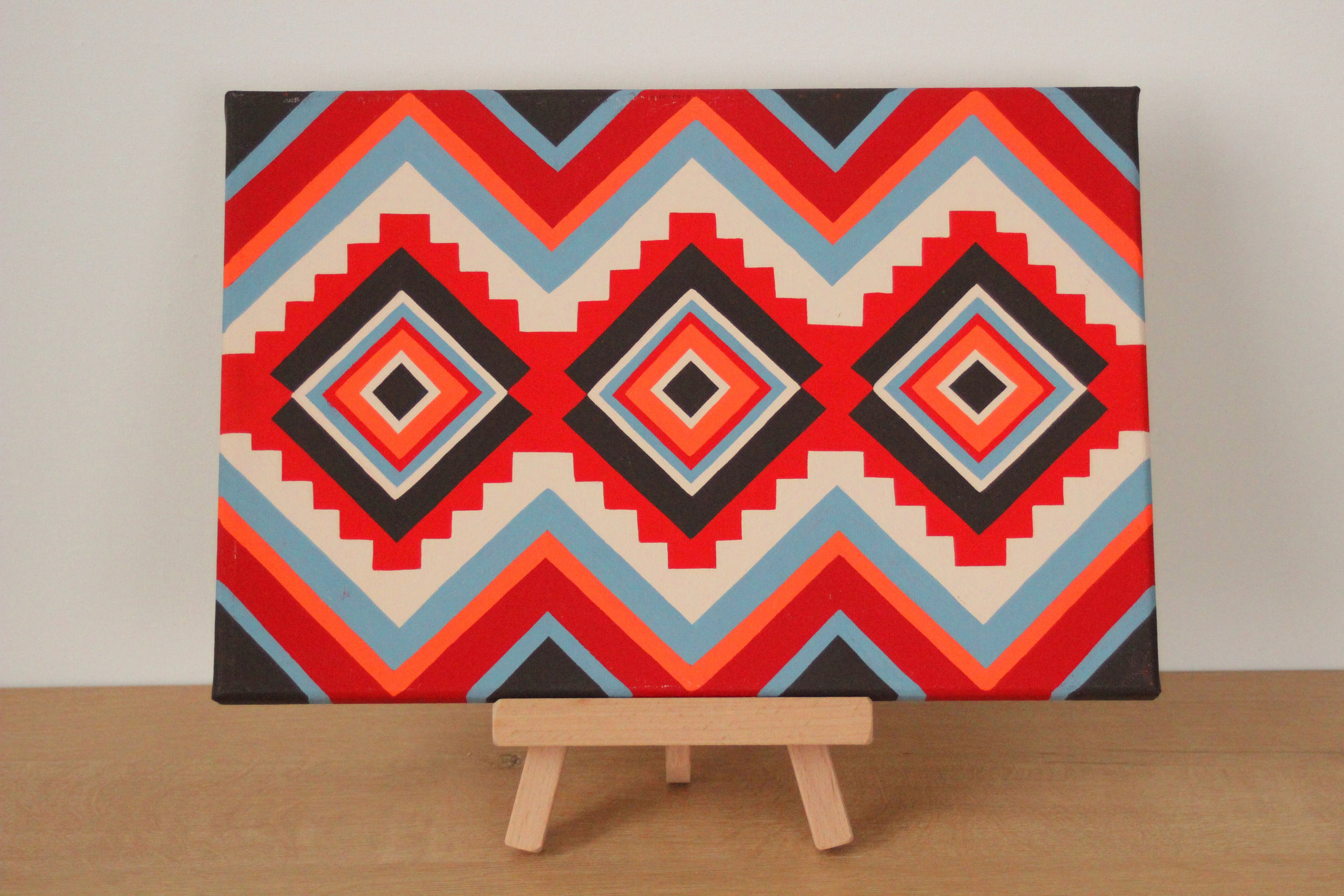 ОТРАЖЕНИЕ холст, темпера, гуашь 20х30 см 2024 г 6.000 р