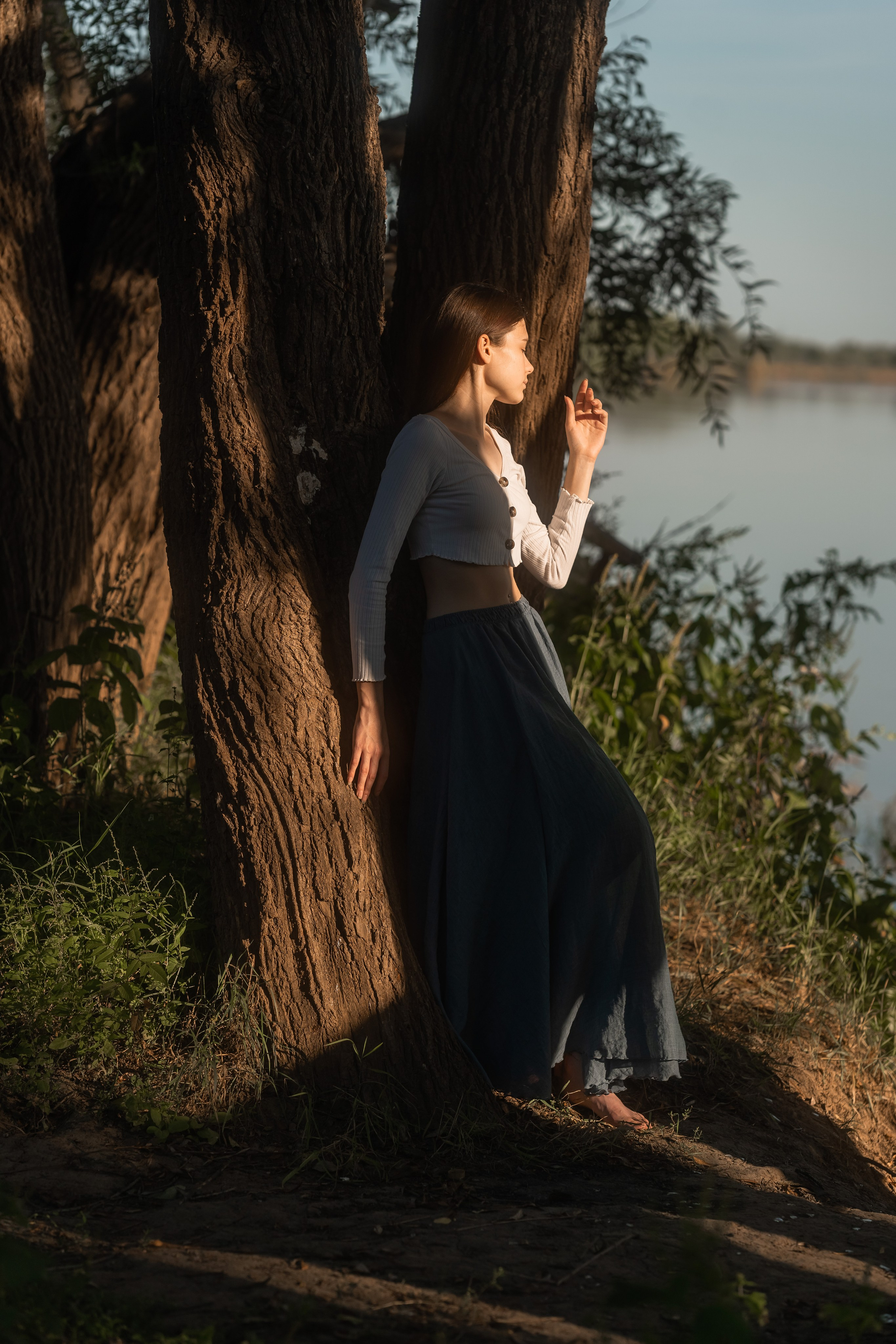 Женский портрет на природе