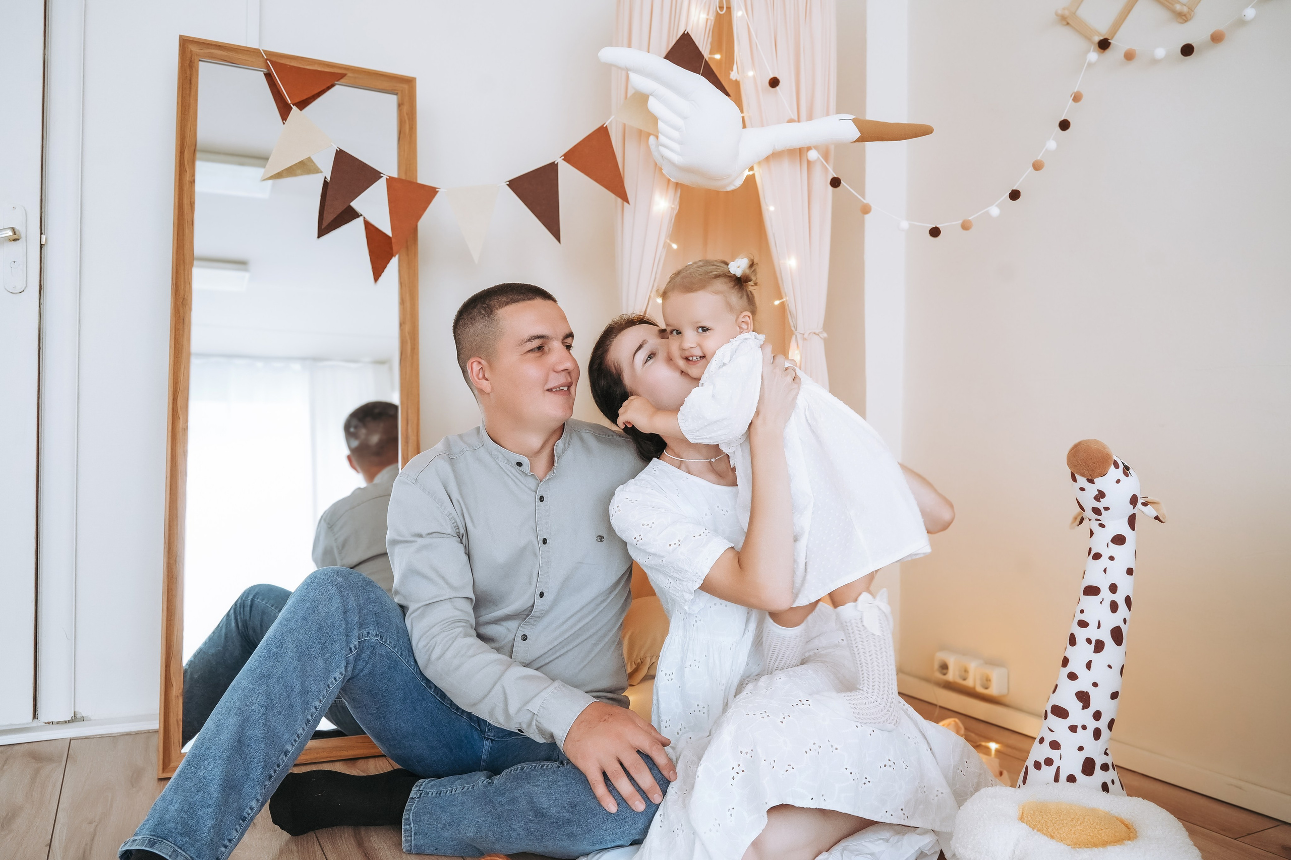 Семейная съемка в студии. Семейный и свадебный фотограф в Ульяновске Арина Авдеева