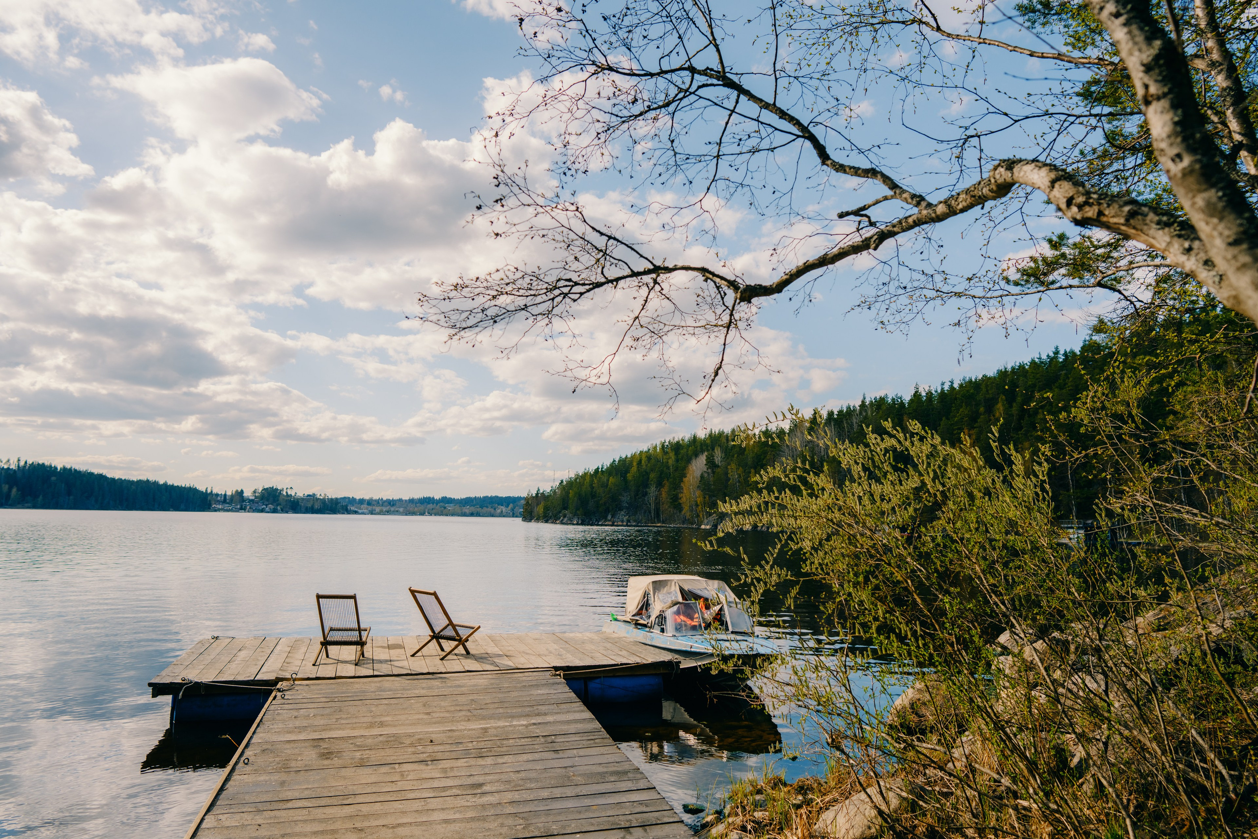 Глэмпинг в Карелии Villy Uley. Асхат Бардынов