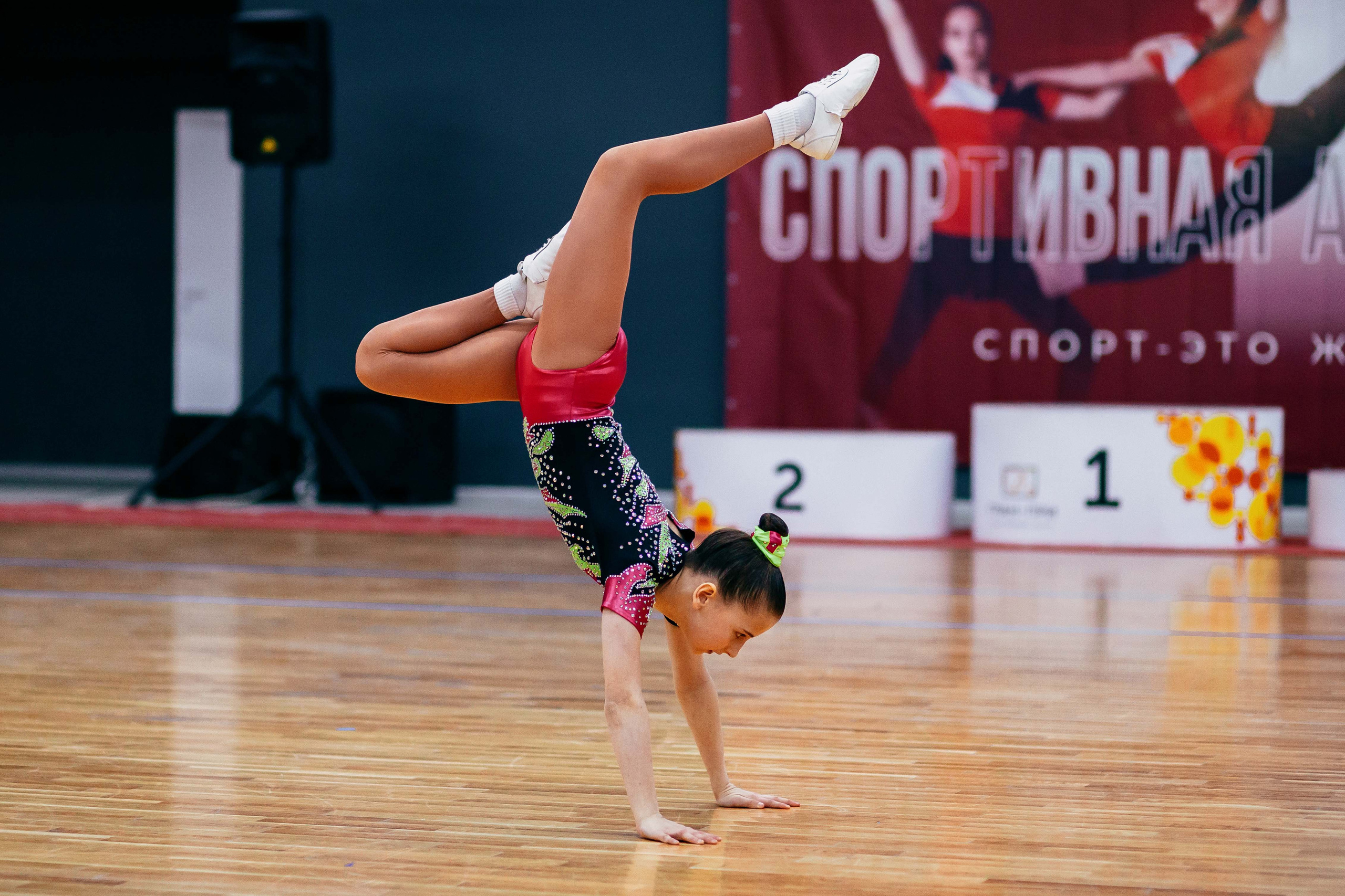 Соревнования по спортивной аэробике. Воронеж. Декабрь 2022. Спортивный фотограф Александр Васильев. RG и AGG