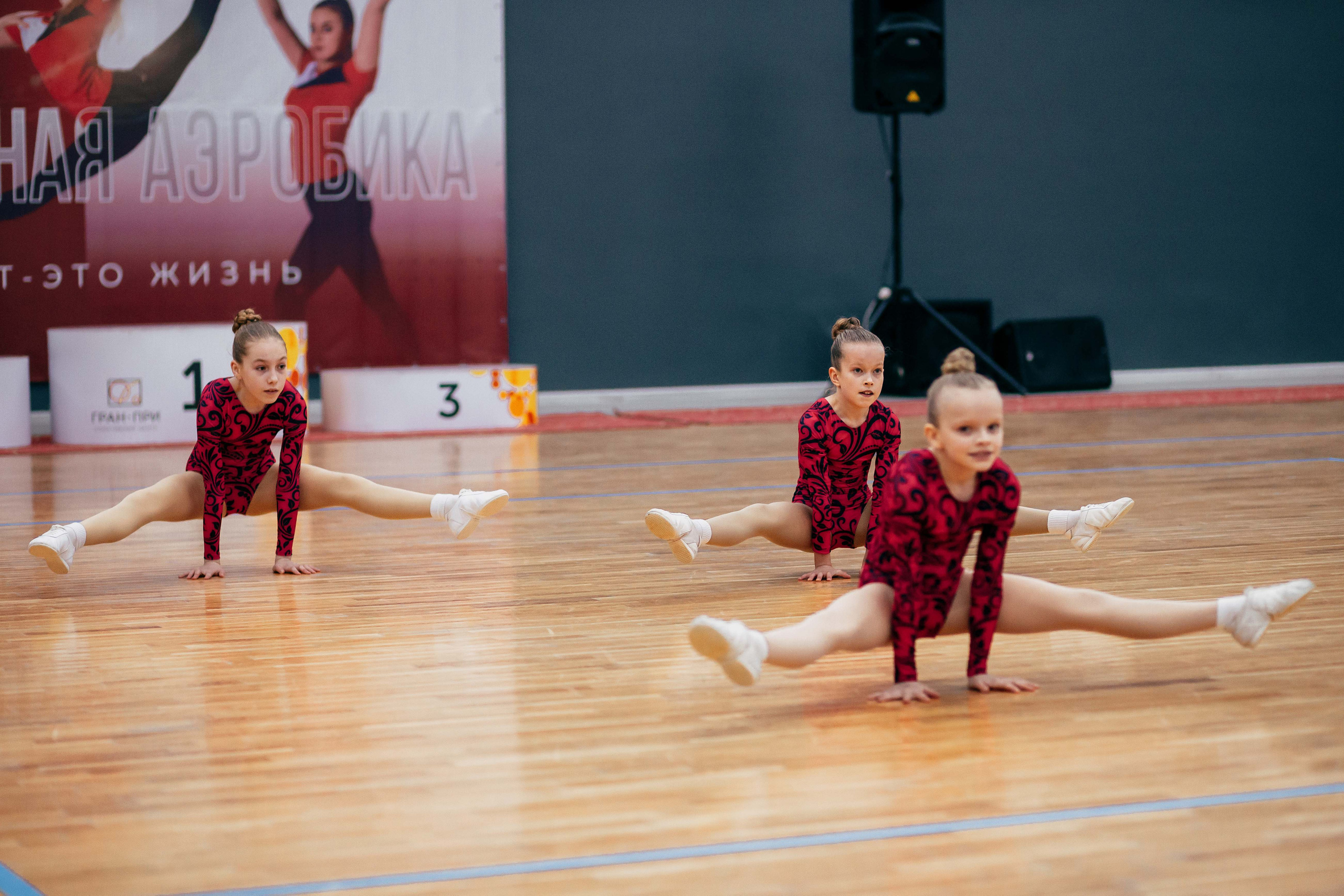 Соревнования по спортивной аэробике. Воронеж. Декабрь 2022. Спортивный фотограф Александр Васильев. RG и AGG