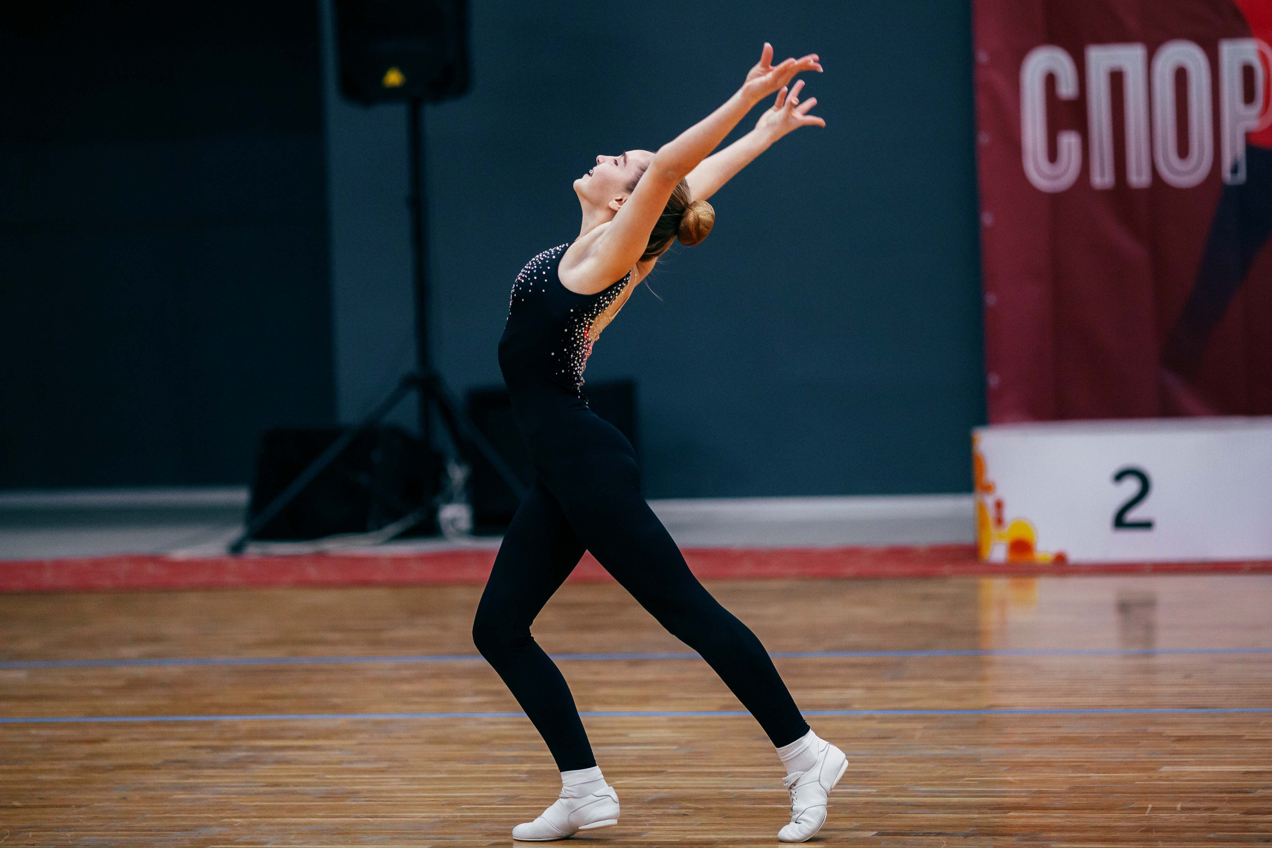 Соревнования по спортивной аэробике. Воронеж. Декабрь 2022. Спортивный фотограф Александр Васильев. RG и AGG