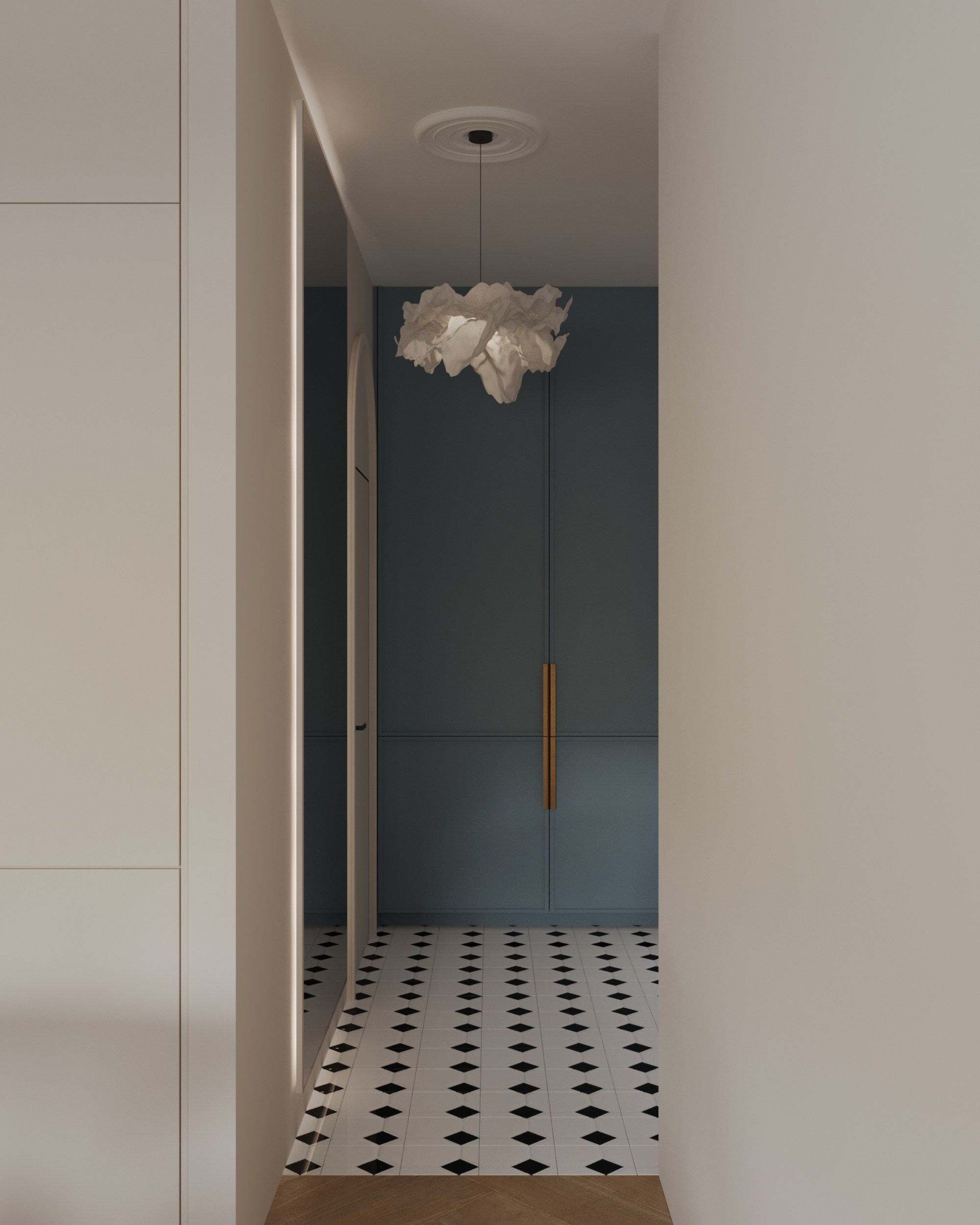 Дизайн-проект Лучезарный-2 г.Геленджик. Дизайн интерьеров, 3D визуализации