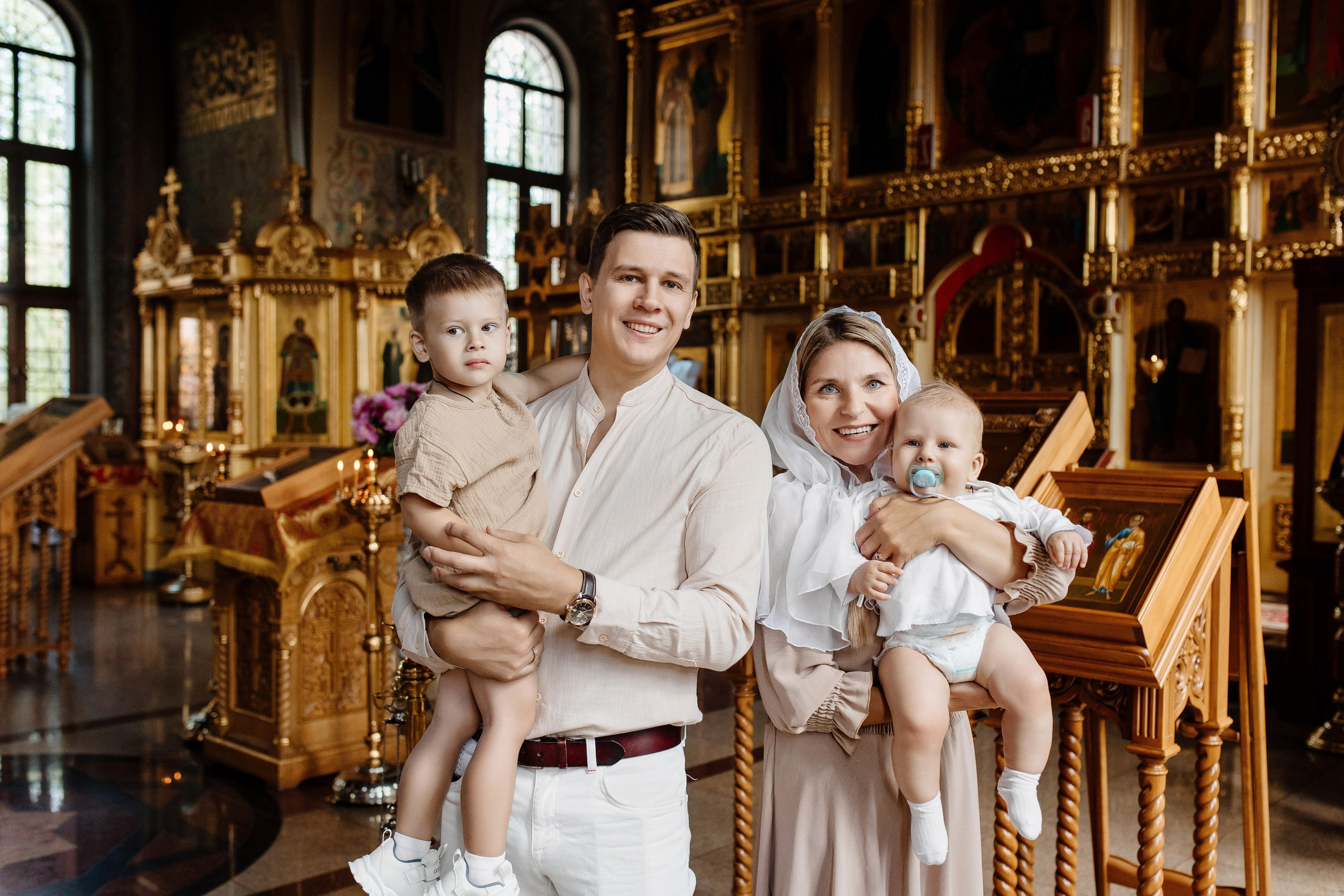 Крещение Луки. Свадебный и семейный фотограф Екатерина Иванова