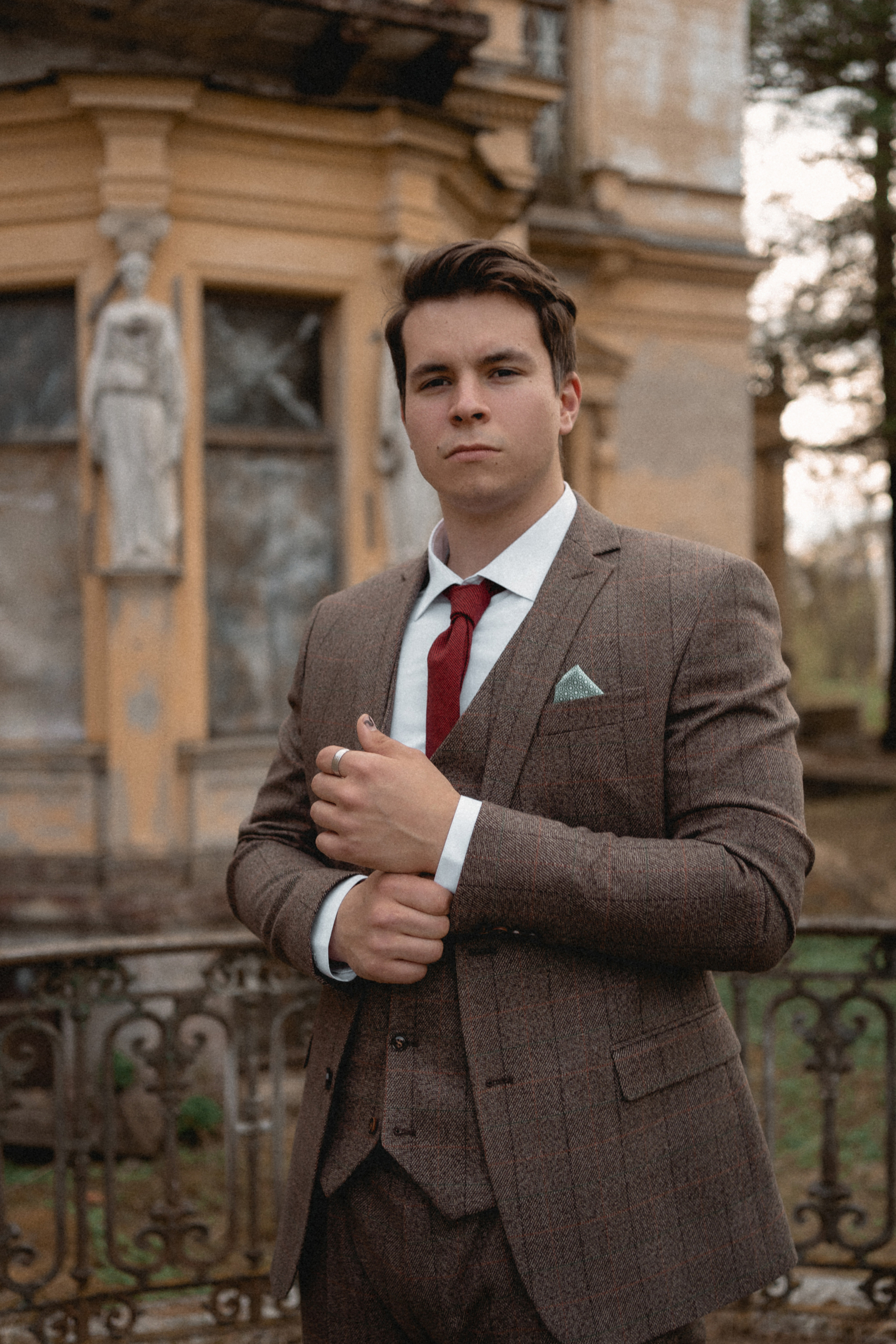 Вероника и Витя, Усадьба Михайловка. Фотограф в Петергофе