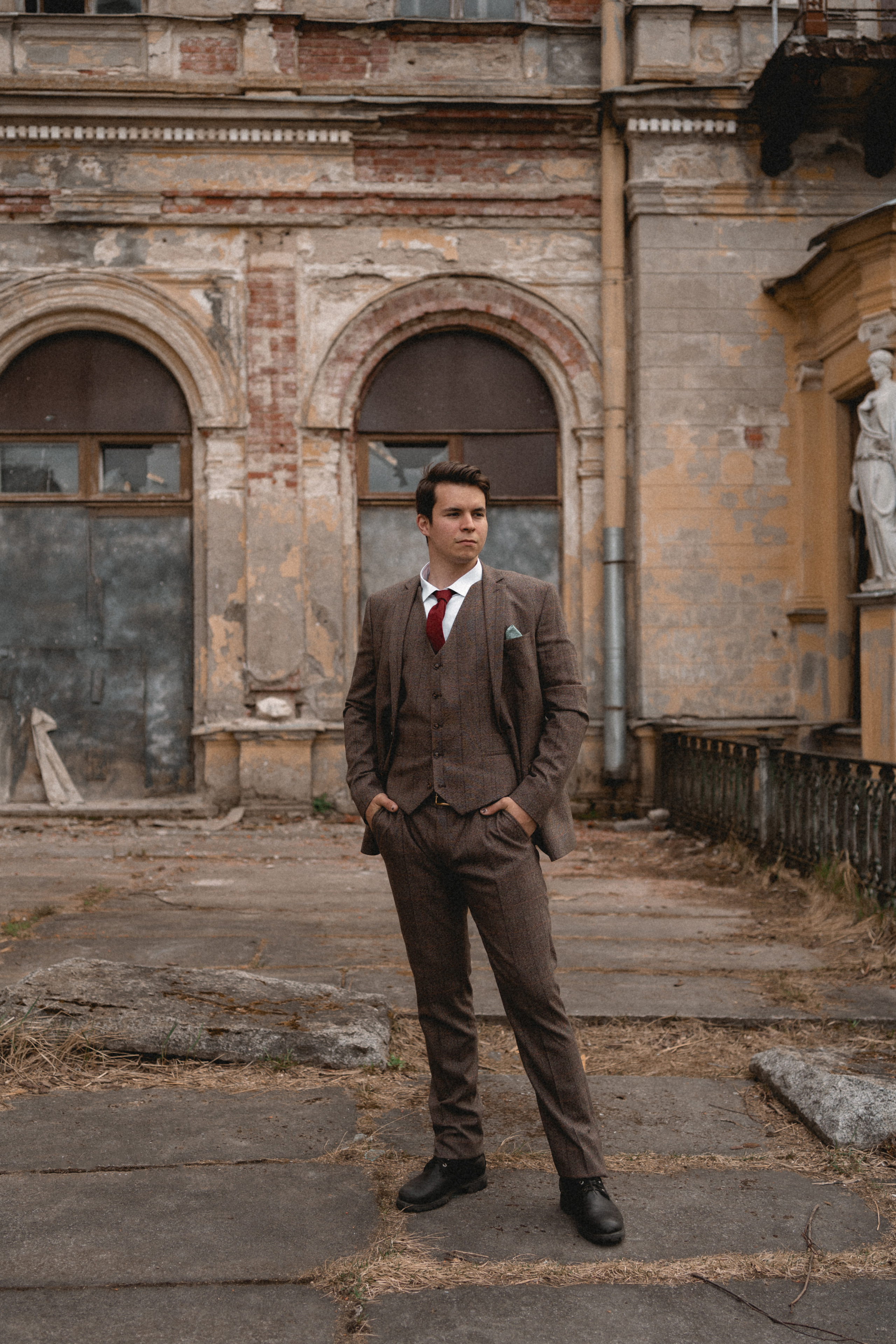 Вероника и Витя, Усадьба Михайловка. Фотограф в Петергофе