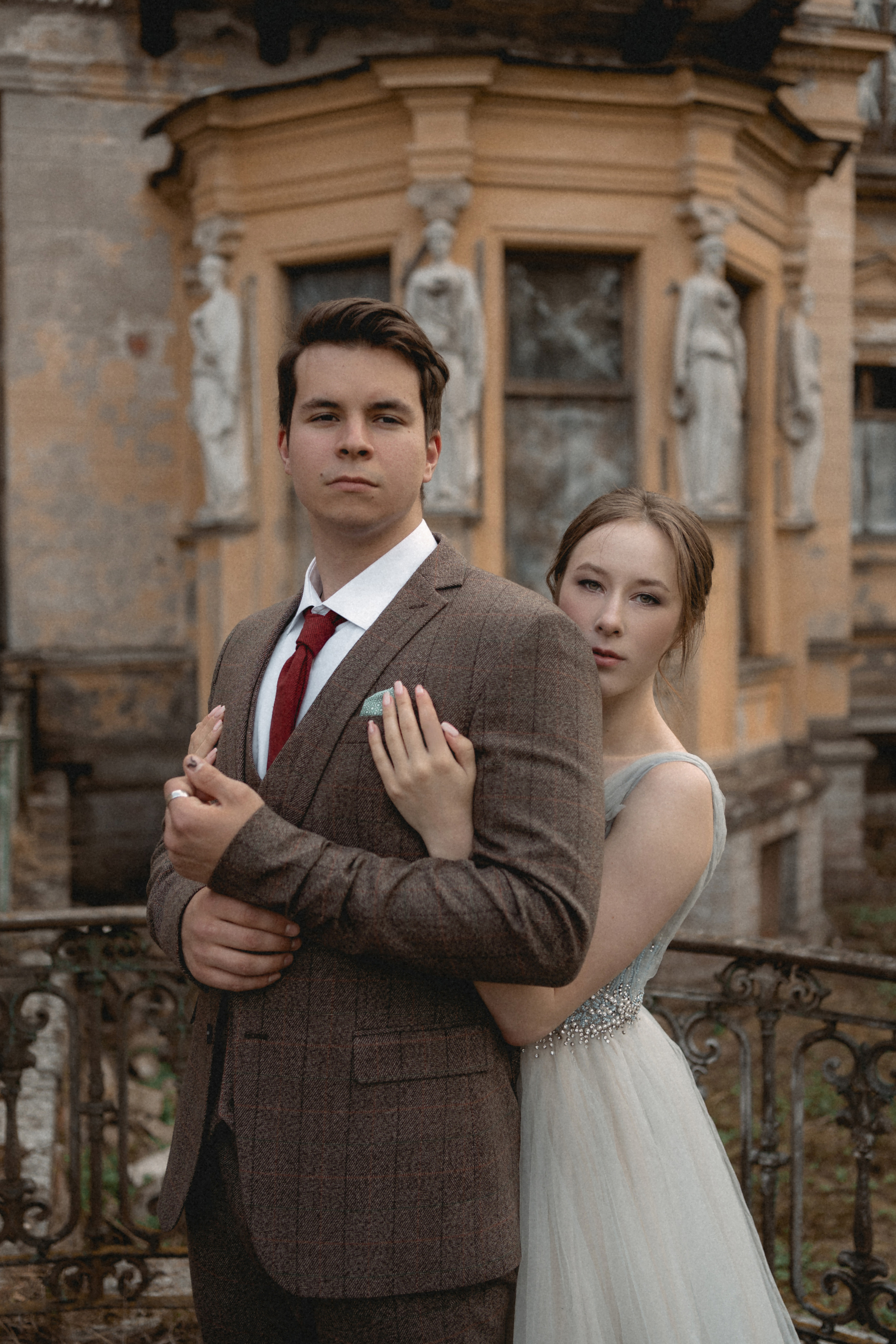 Вероника и Витя, Усадьба Михайловка. Фотограф в Петергофе