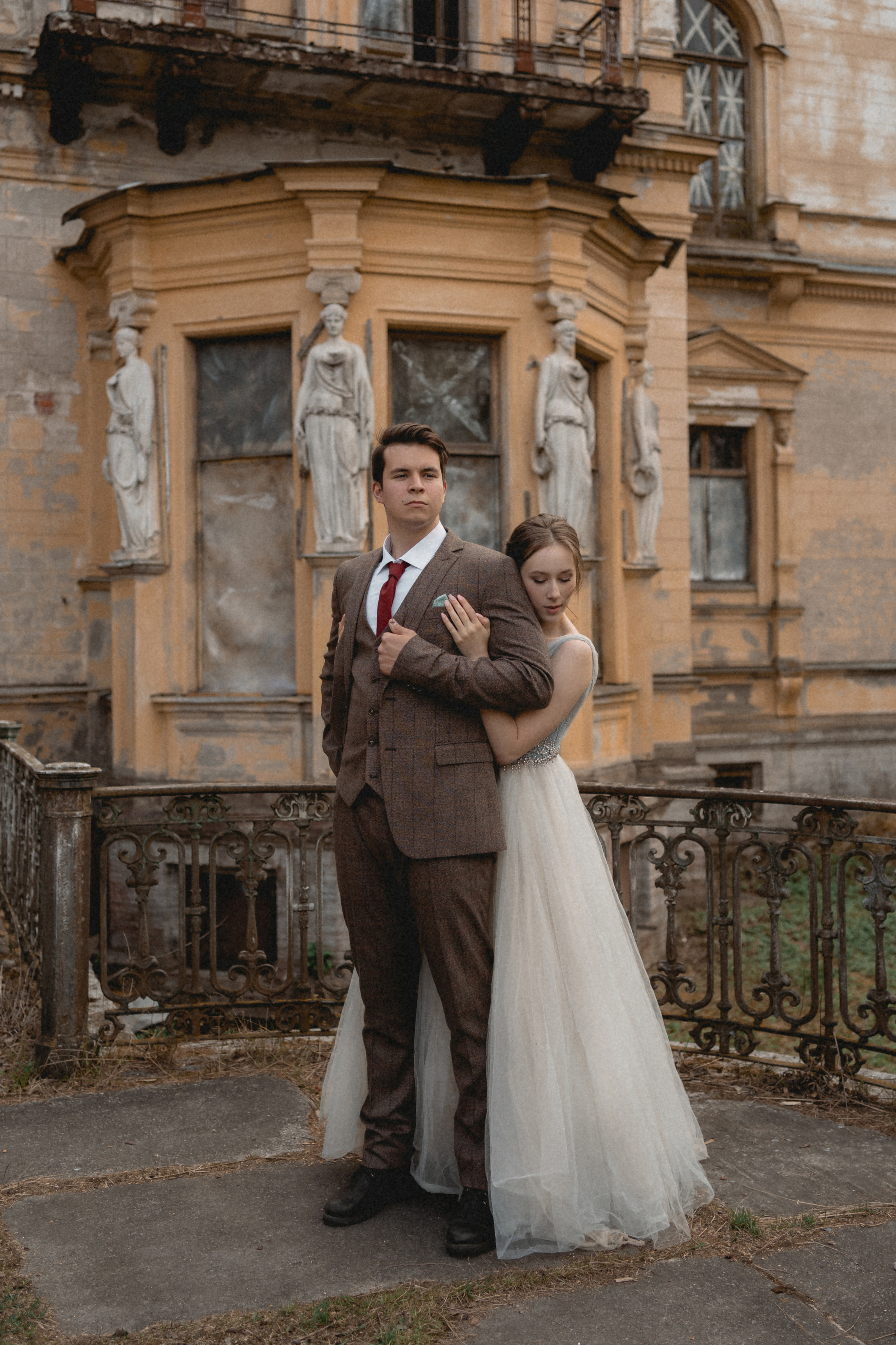 Вероника и Витя, Усадьба Михайловка. Фотограф в Петергофе