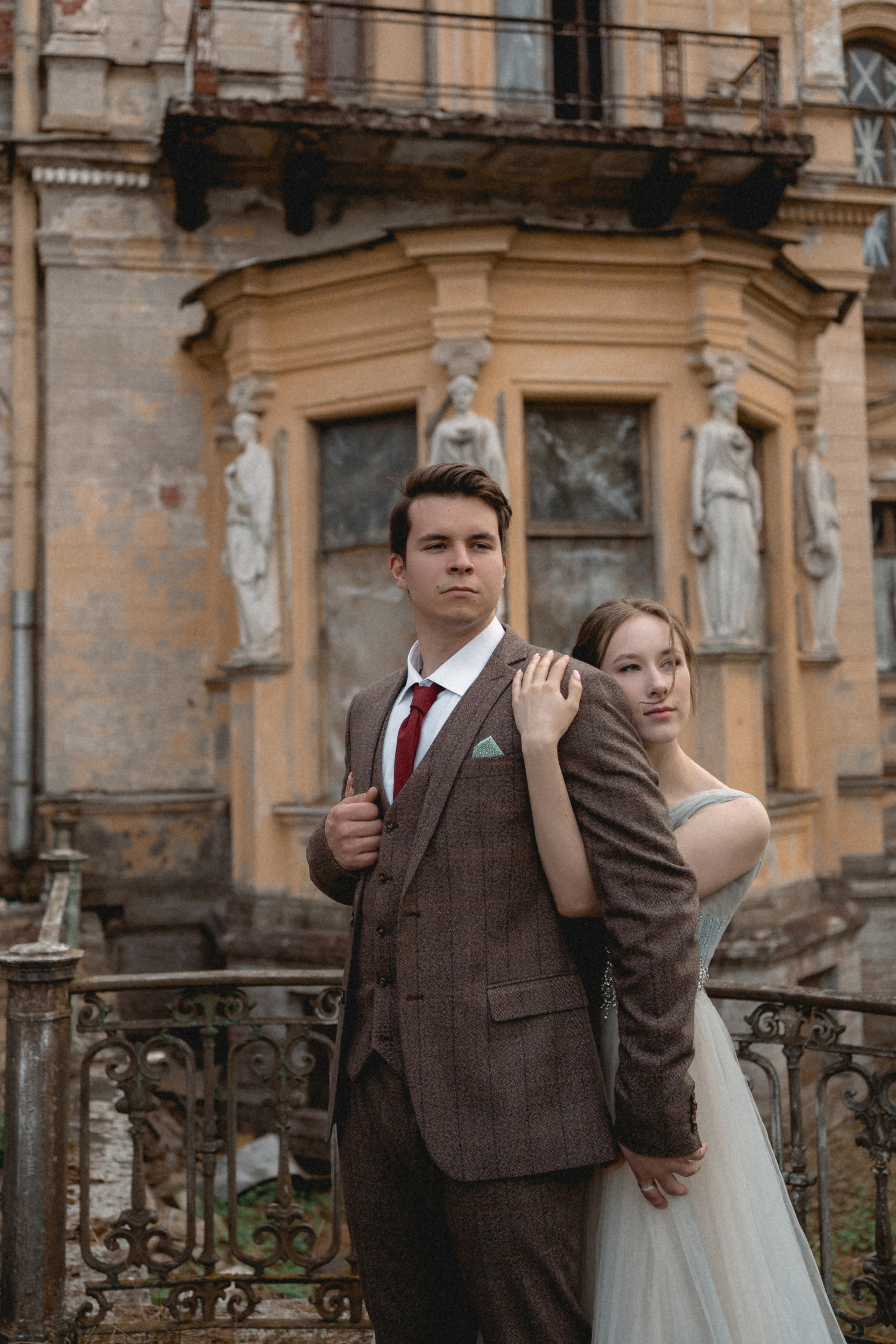 Вероника и Витя, Усадьба Михайловка. Фотограф в Петергофе