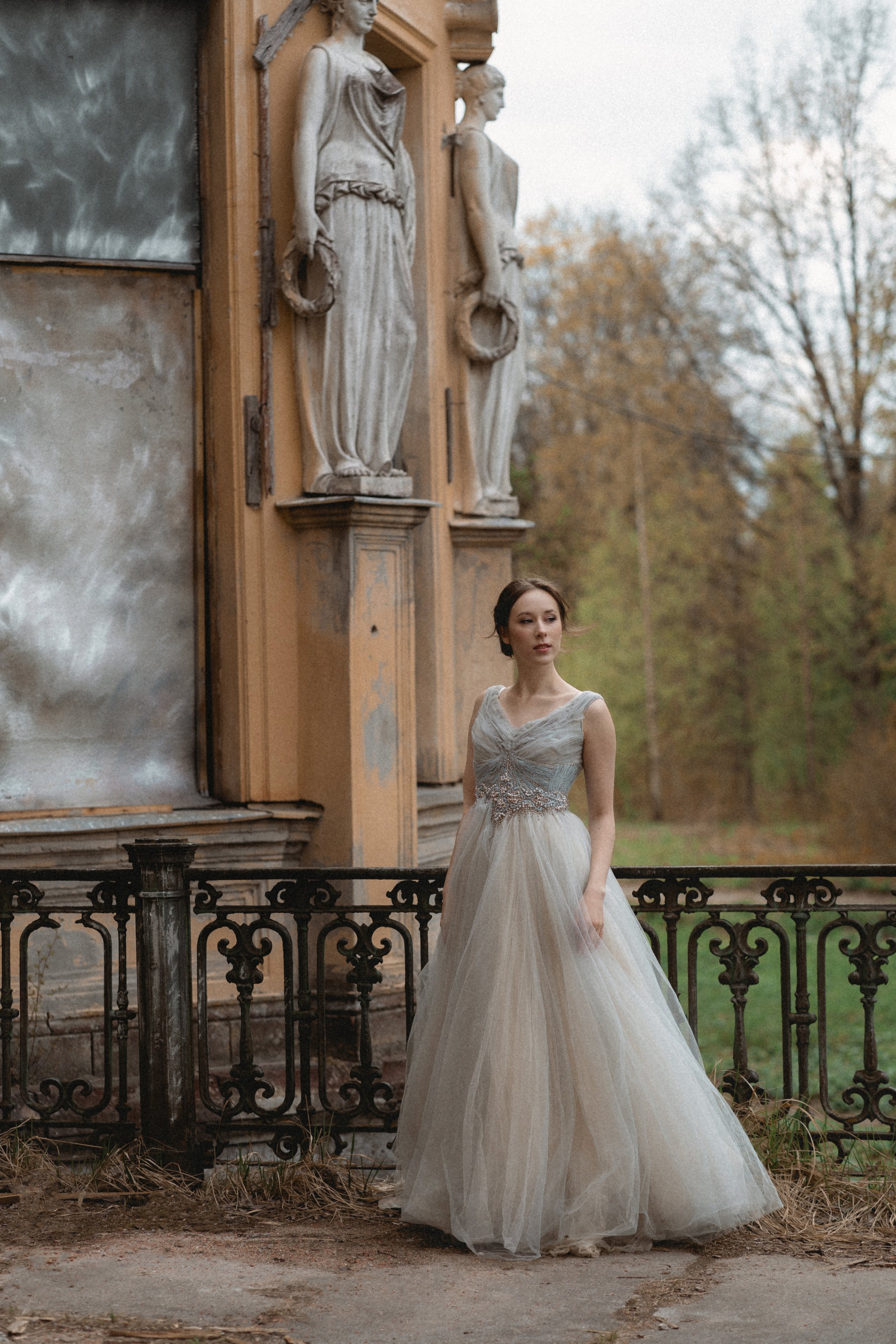 Вероника и Витя, Усадьба Михайловка. Фотограф в Петергофе