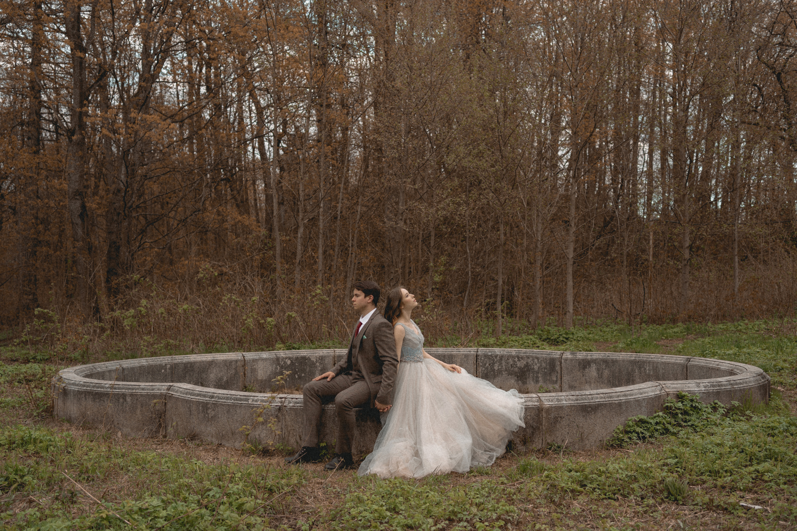 Вероника и Витя, Усадьба Михайловка. Фотограф в Петергофе