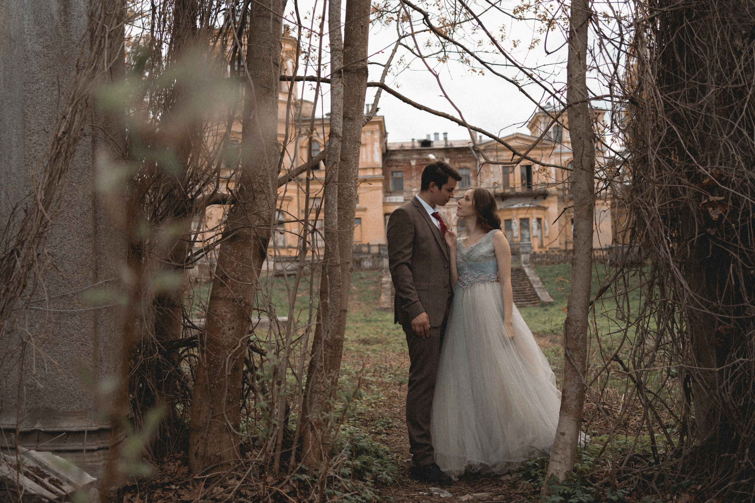 Вероника и Витя, Усадьба Михайловка. Фотограф в Петергофе