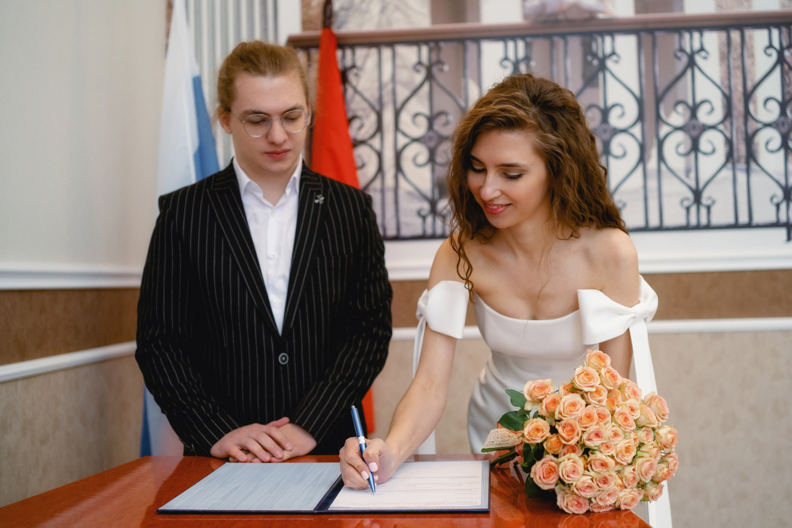 Даниил и Лера, Московский ЗАГС. Фотограф в Петергофе