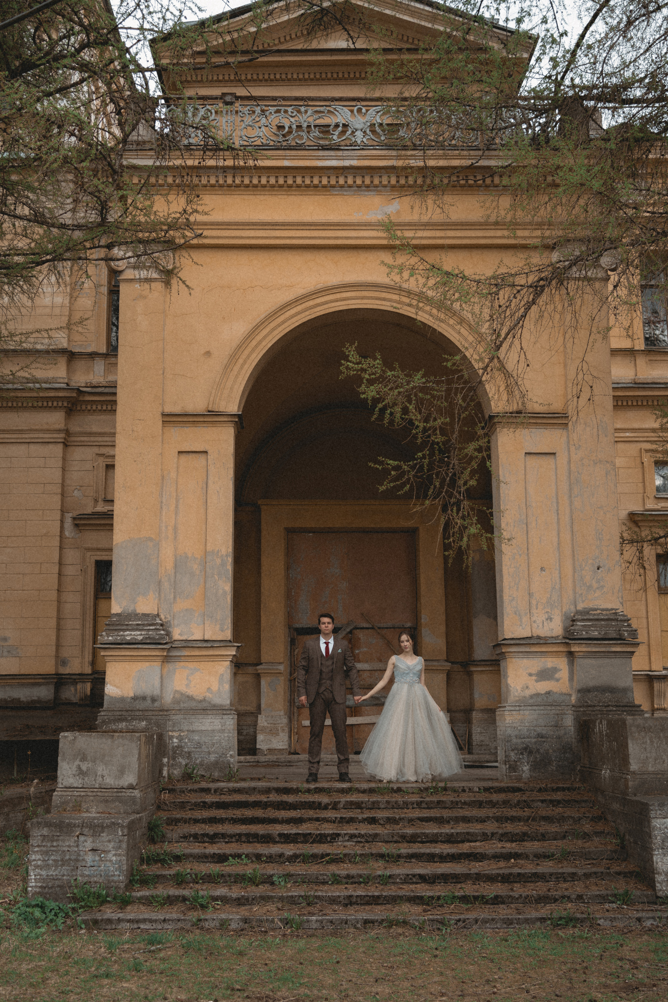 Вероника и Витя, Усадьба Михайловка. Фотограф в Петергофе