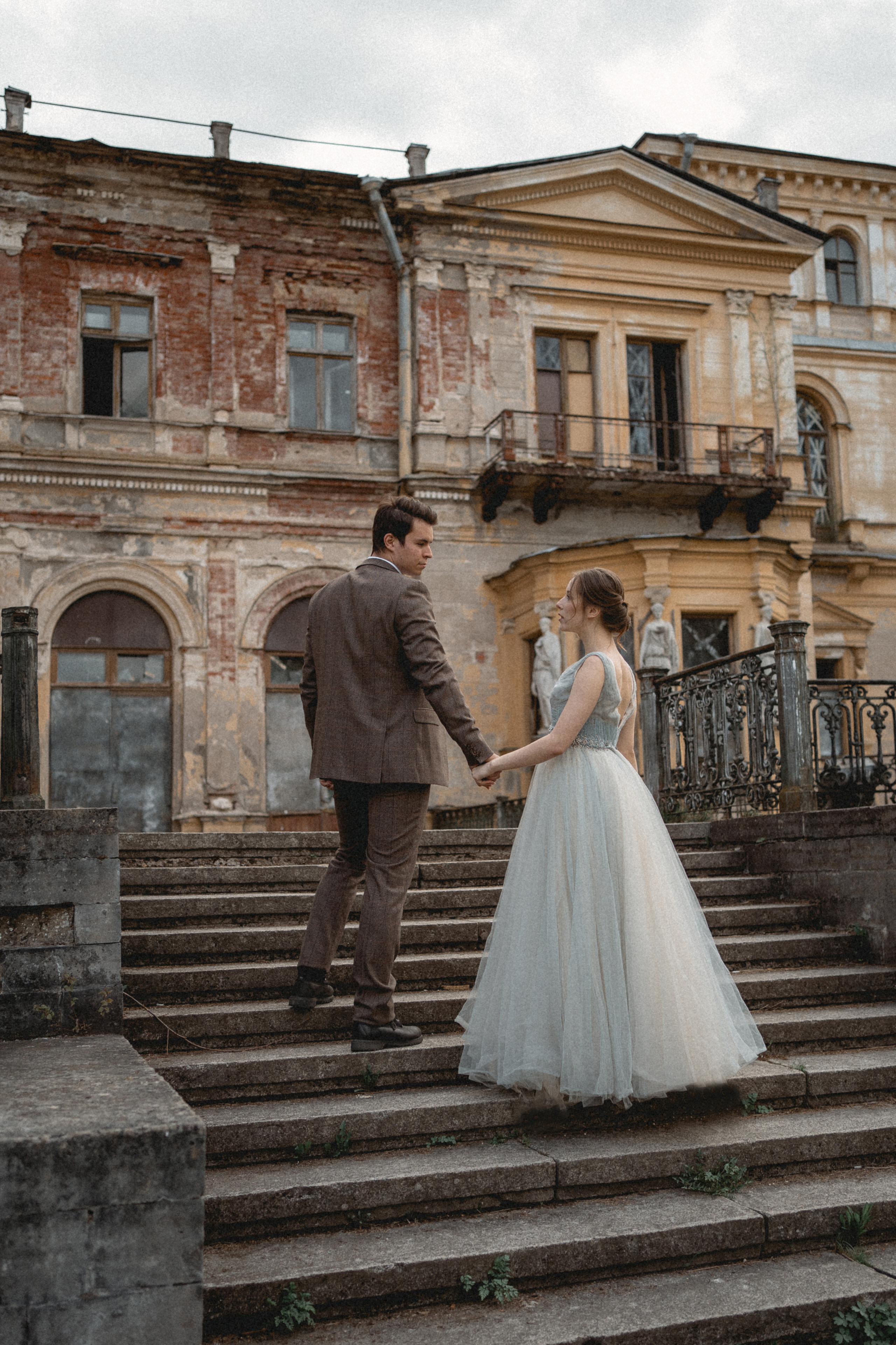 Вероника и Витя, Усадьба Михайловка. Фотограф в Петергофе