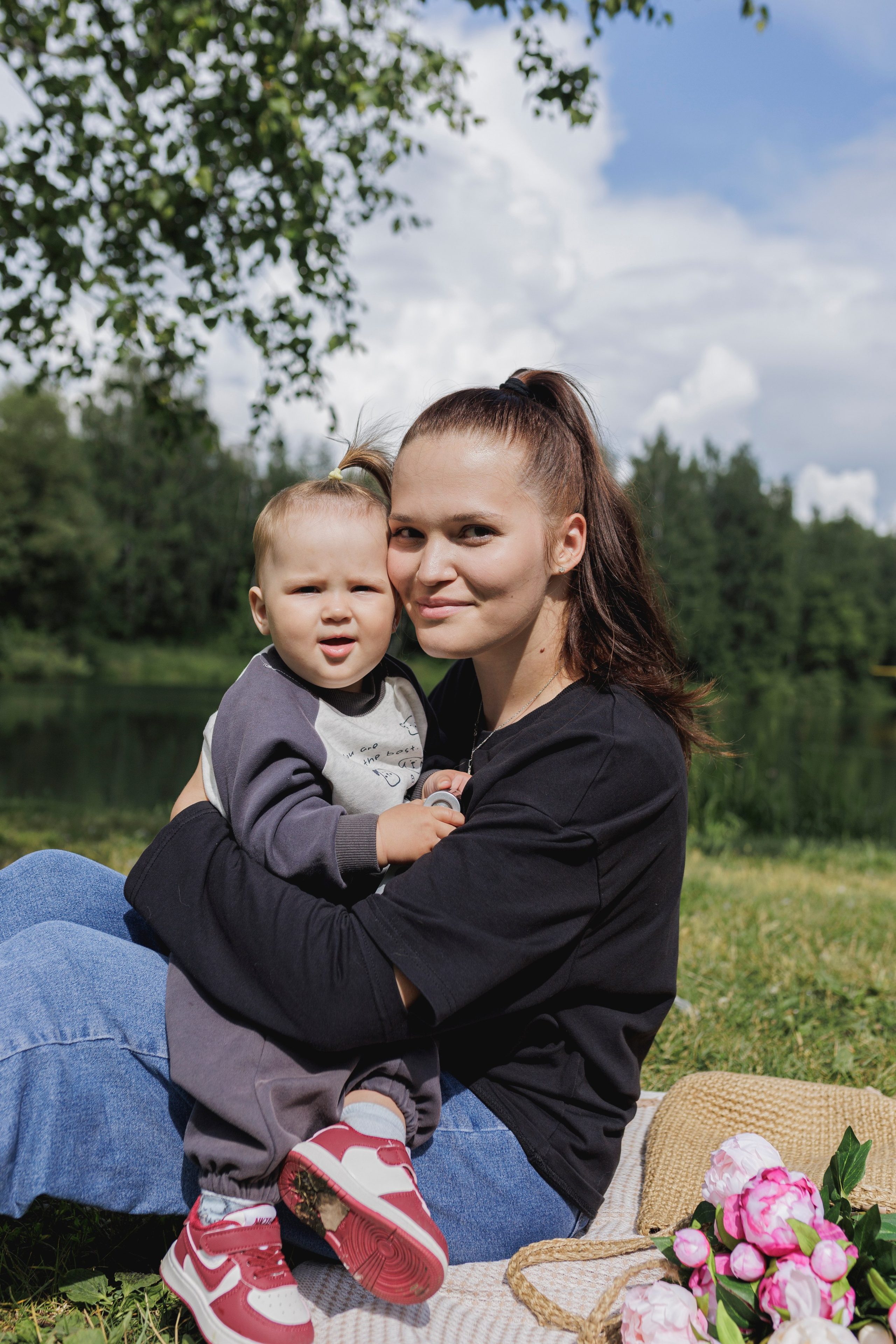 Прогулка с корги. Семейный и детский фотограф в Рязани Васюгова Мария