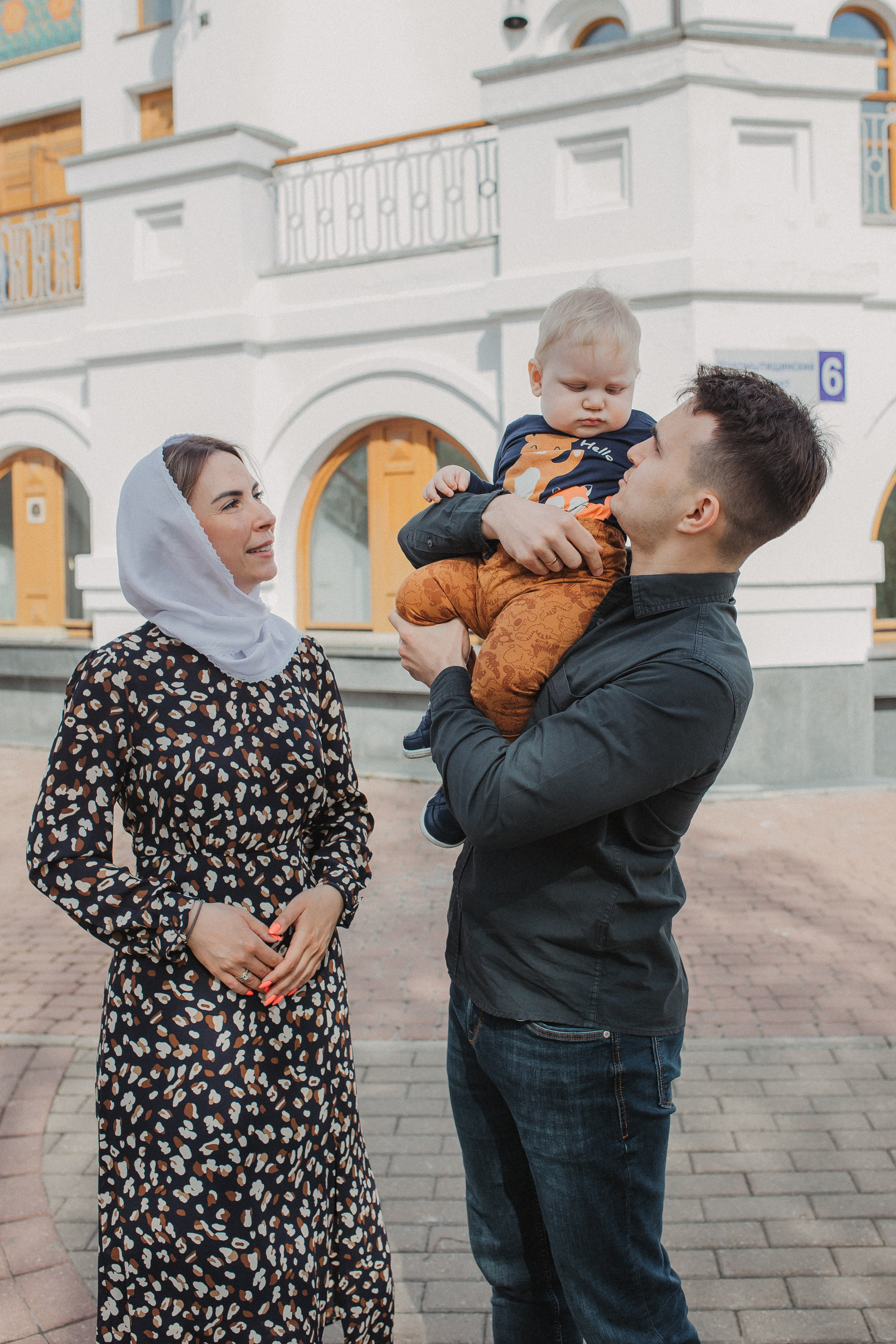 Крещение Матвей. Семейный и домашний фотограф в Москве и МО Королева Валерия