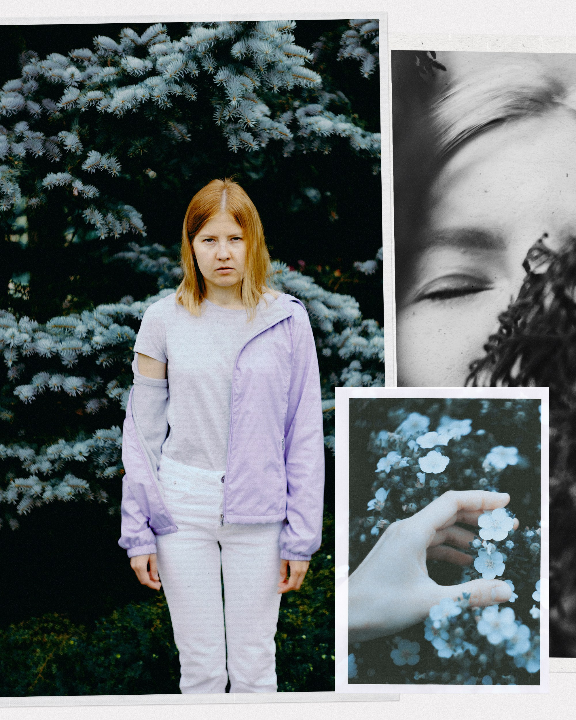 Девушка очень серьезно смотрит в камеру