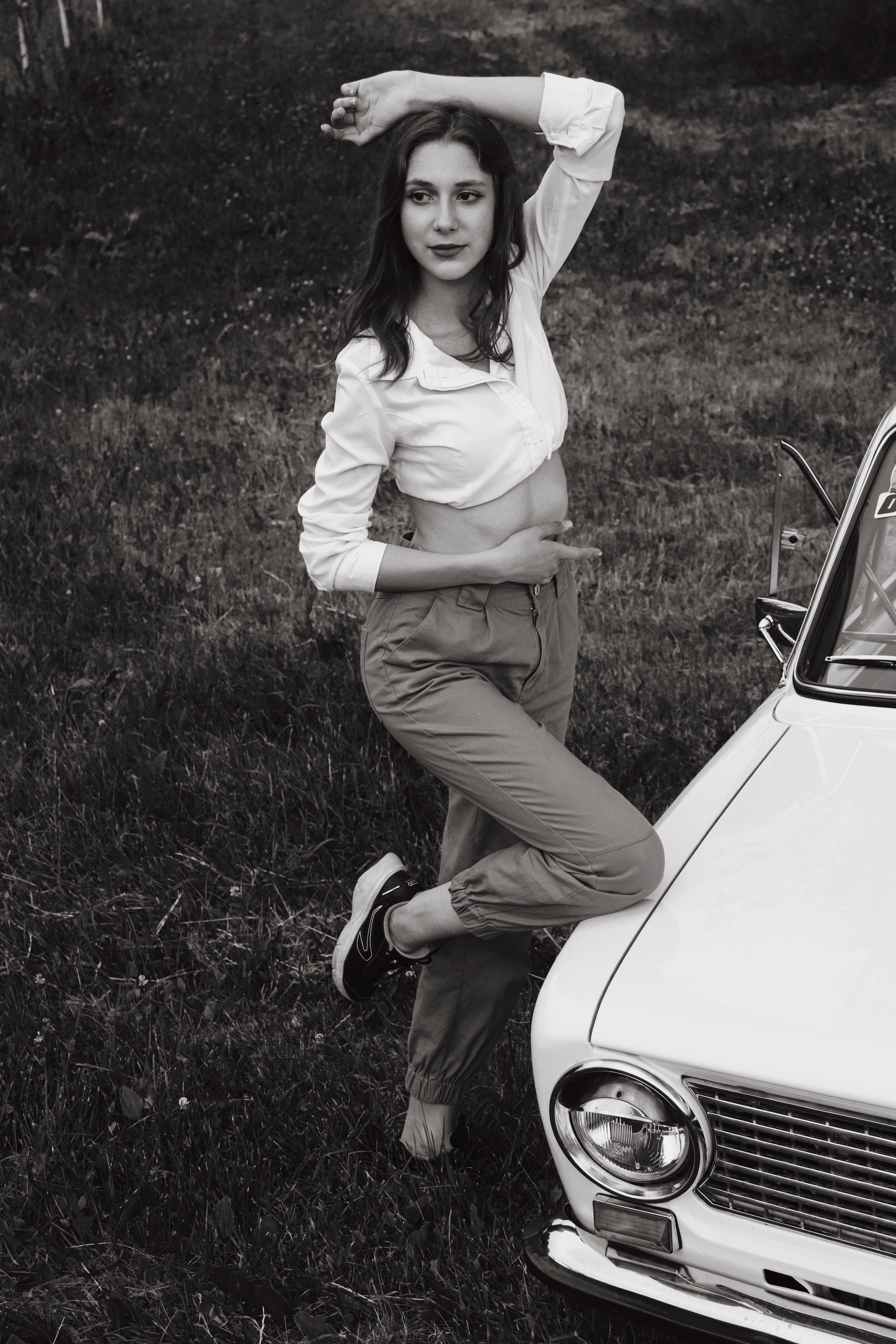 Настя и ваз 2101. Ивентный фотограф в Санкт-Петербурге Олег Комков