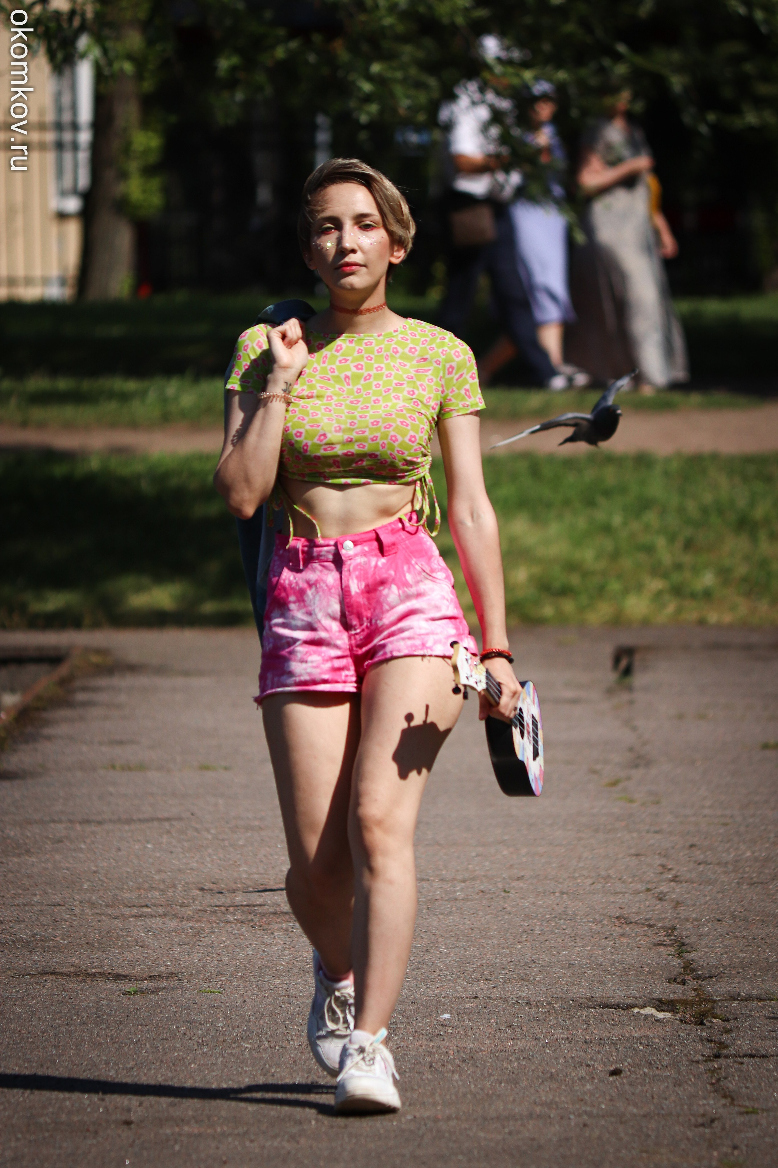 Показ образов на пирсе Московского парка Победы. Ивентный фотограф в Санкт-Петербурге Олег Комков